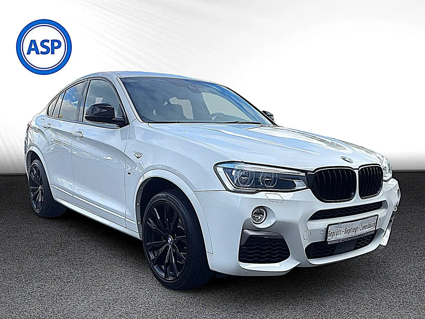 BMW X4 M40i xDrive AUT LED HUD PANO NAVI H&K LEDER Weiß - 1