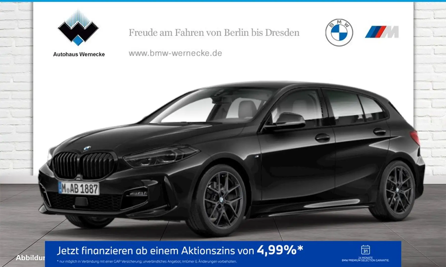 BMW 120 i Hatch M Sport HiFi DAB LED WLAN Komfortzg. Schwarz - 1