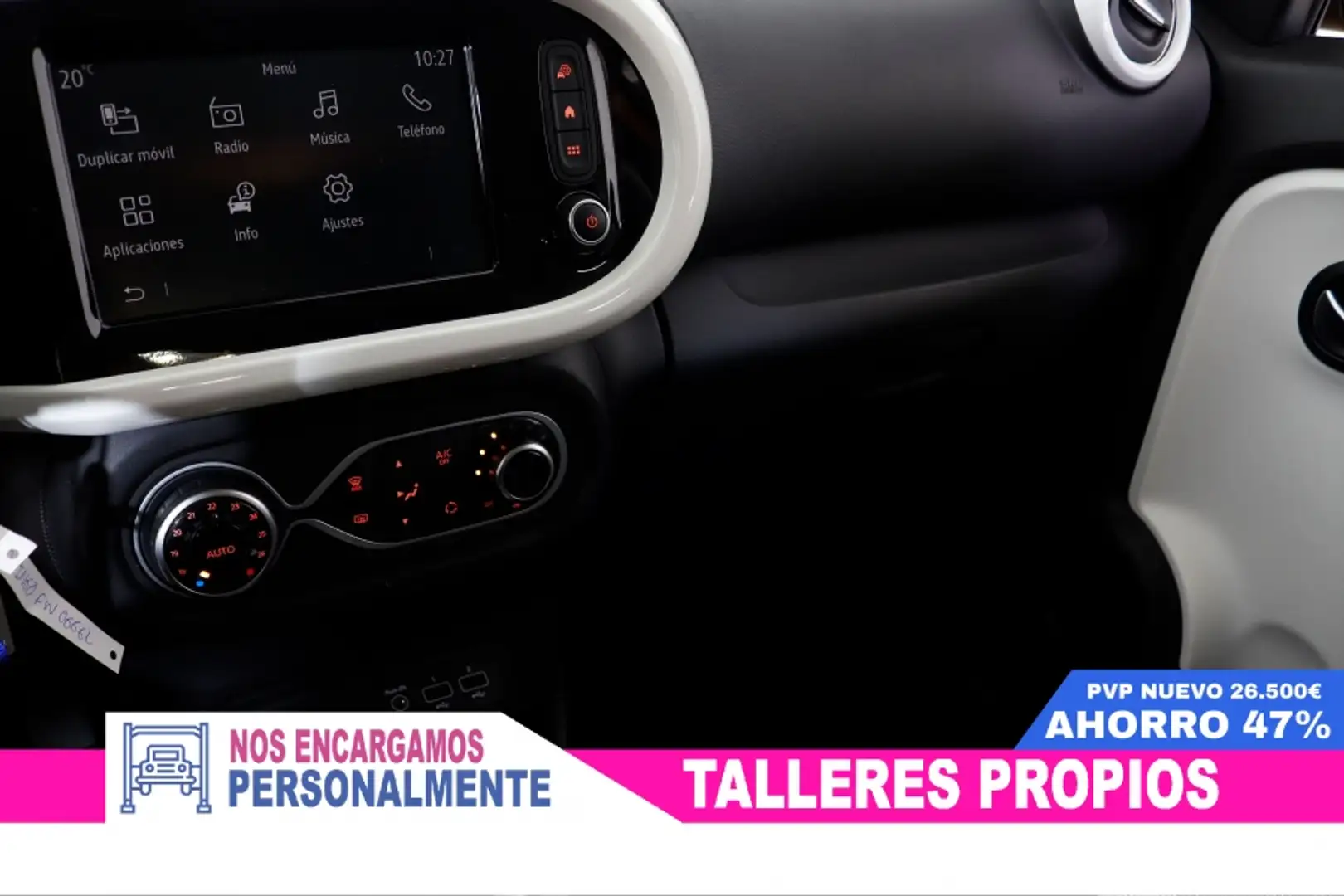 Renault Twingo Electrico Zen 82cv Auto 5P # IVA DEDUCIBLE, BLUETO Jaune - 2