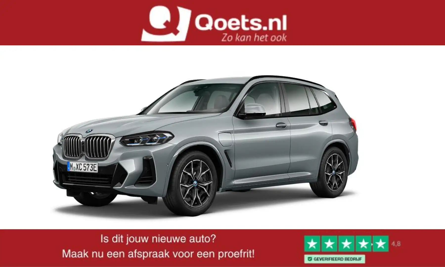 BMW X3 xDrive30e High Executive M Sport - Trekhaak - park Gris - 1
