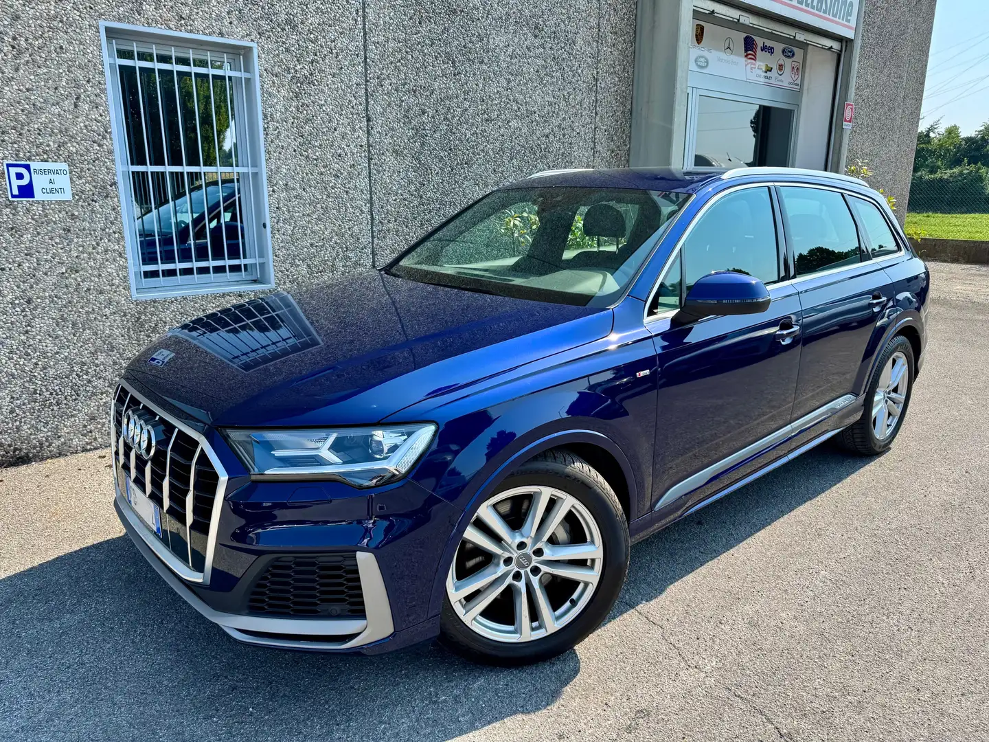 Audi Q7 45 3.0 tdi mhev Sport quattro tiptronic"S-LINE"7 POSTI" Bleu - 2