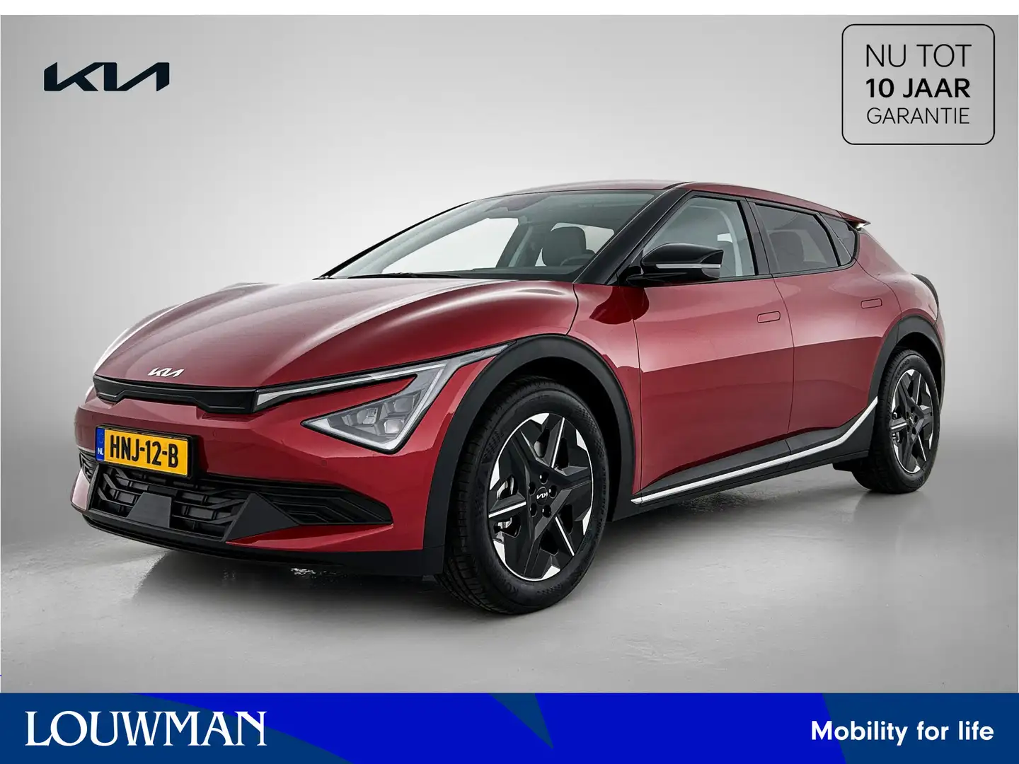 Kia EV6 Light Edition 63 kWh NIEUW! Uit voorraad leverbaar Rood - 1