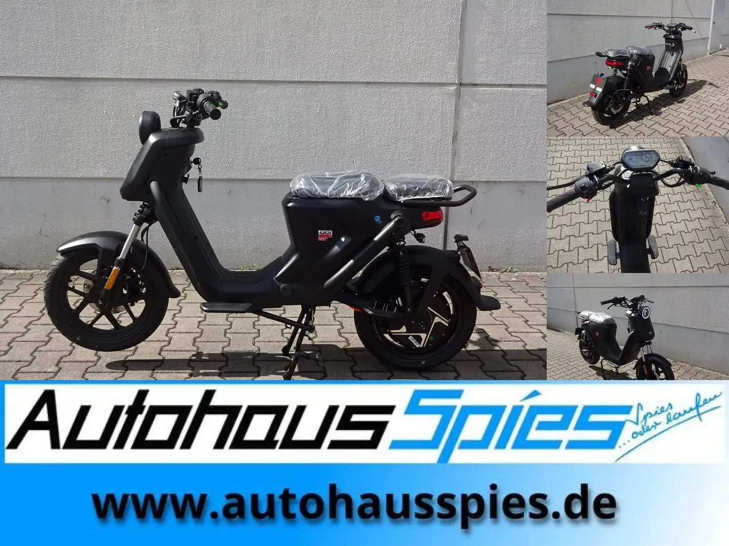 Niu UQi GT 45KM/H 1500W Standard Range Zwart - 1
