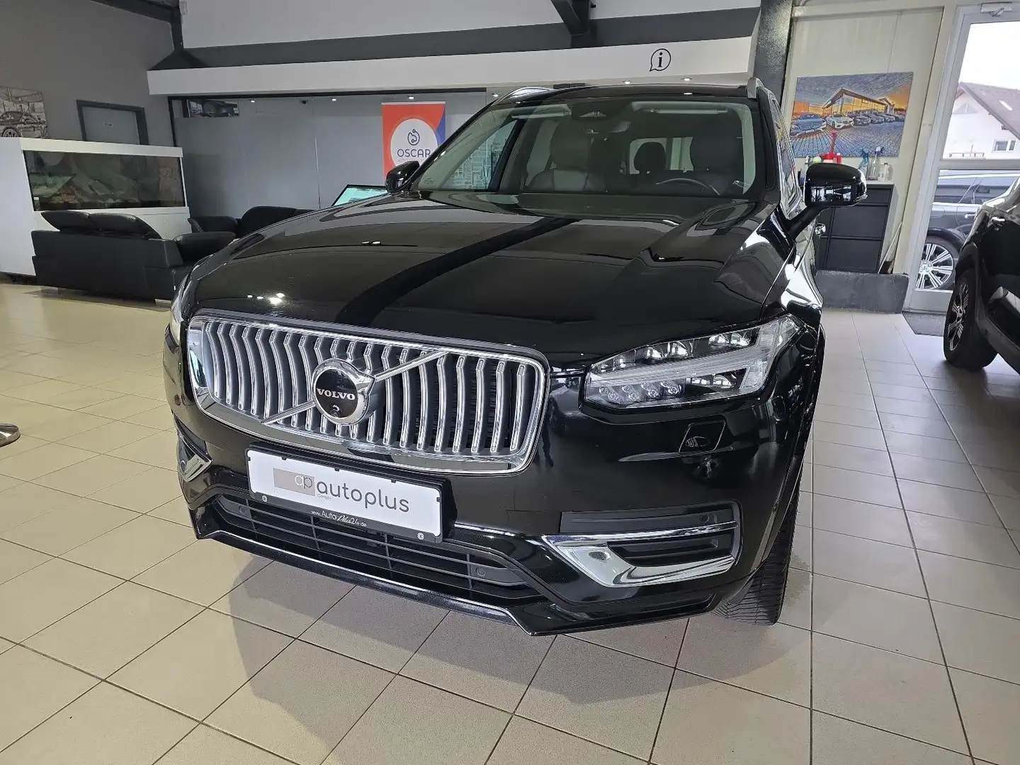 Volvo XC90 T8 Plus Bright Recharge AWD 360° AHK LED Negro - 2