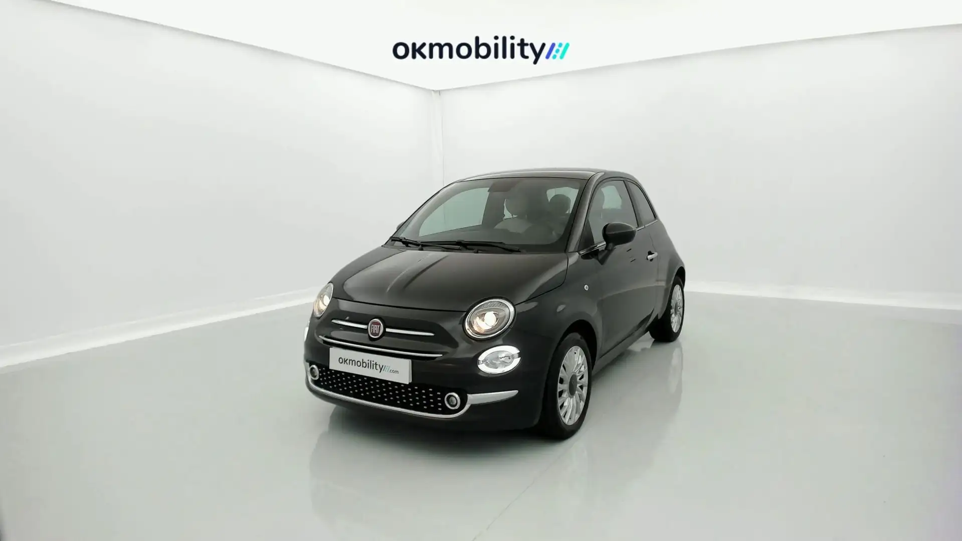 Fiat 500 1.0 Hybrid Monotrim 52kW Zwart - 1