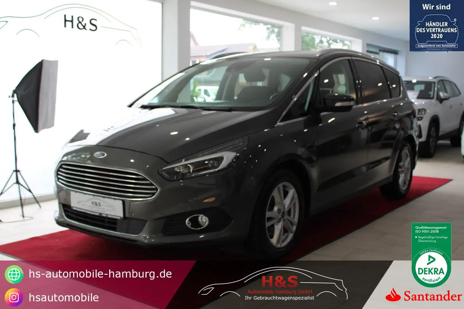 Ford S-Max KAMERA*AHK*7-SITZER Grau - 1