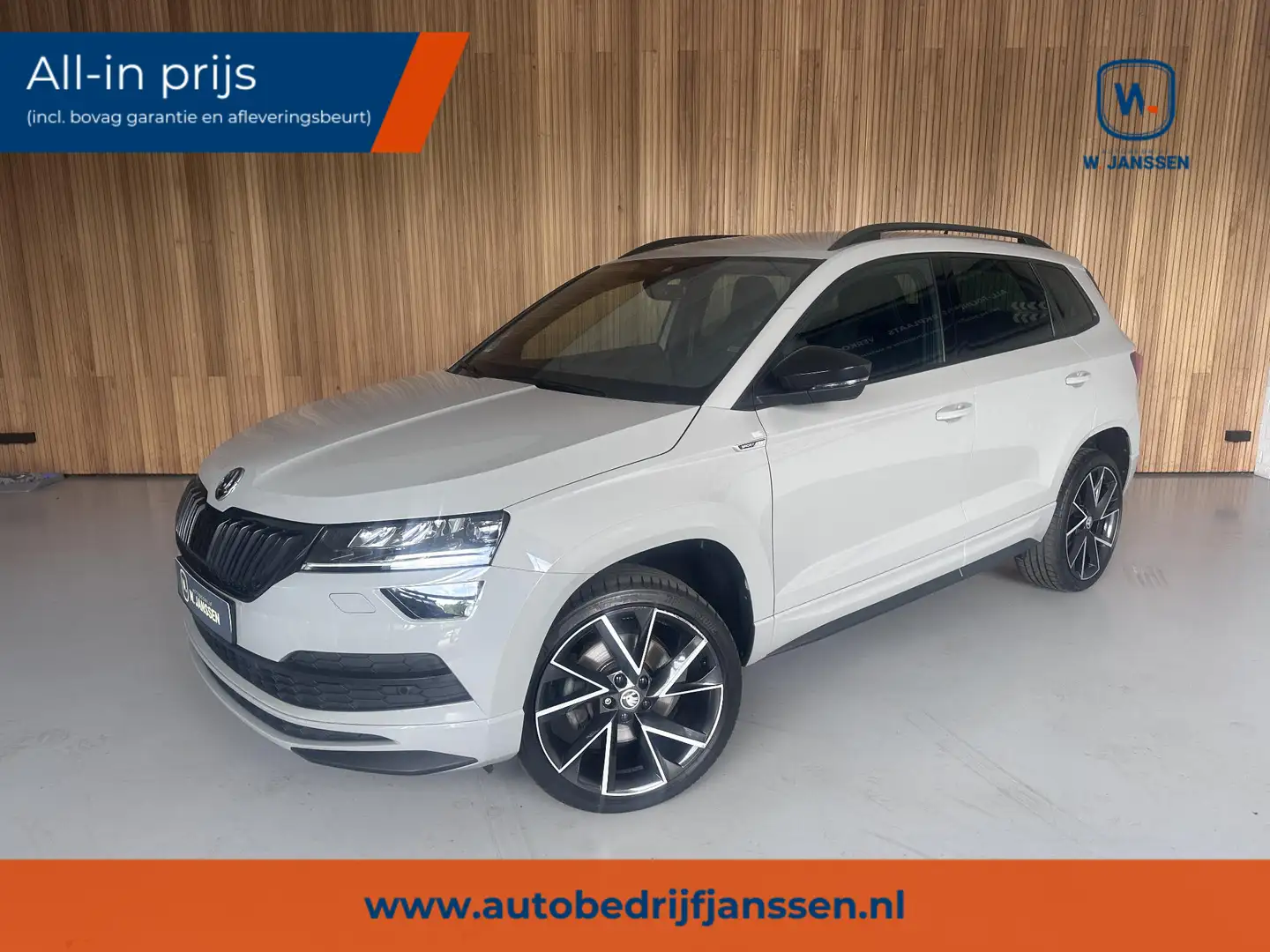 Skoda Karoq 1.5 TSI ACT Sportline Business Trekhaak | Canton | Grijs - 1