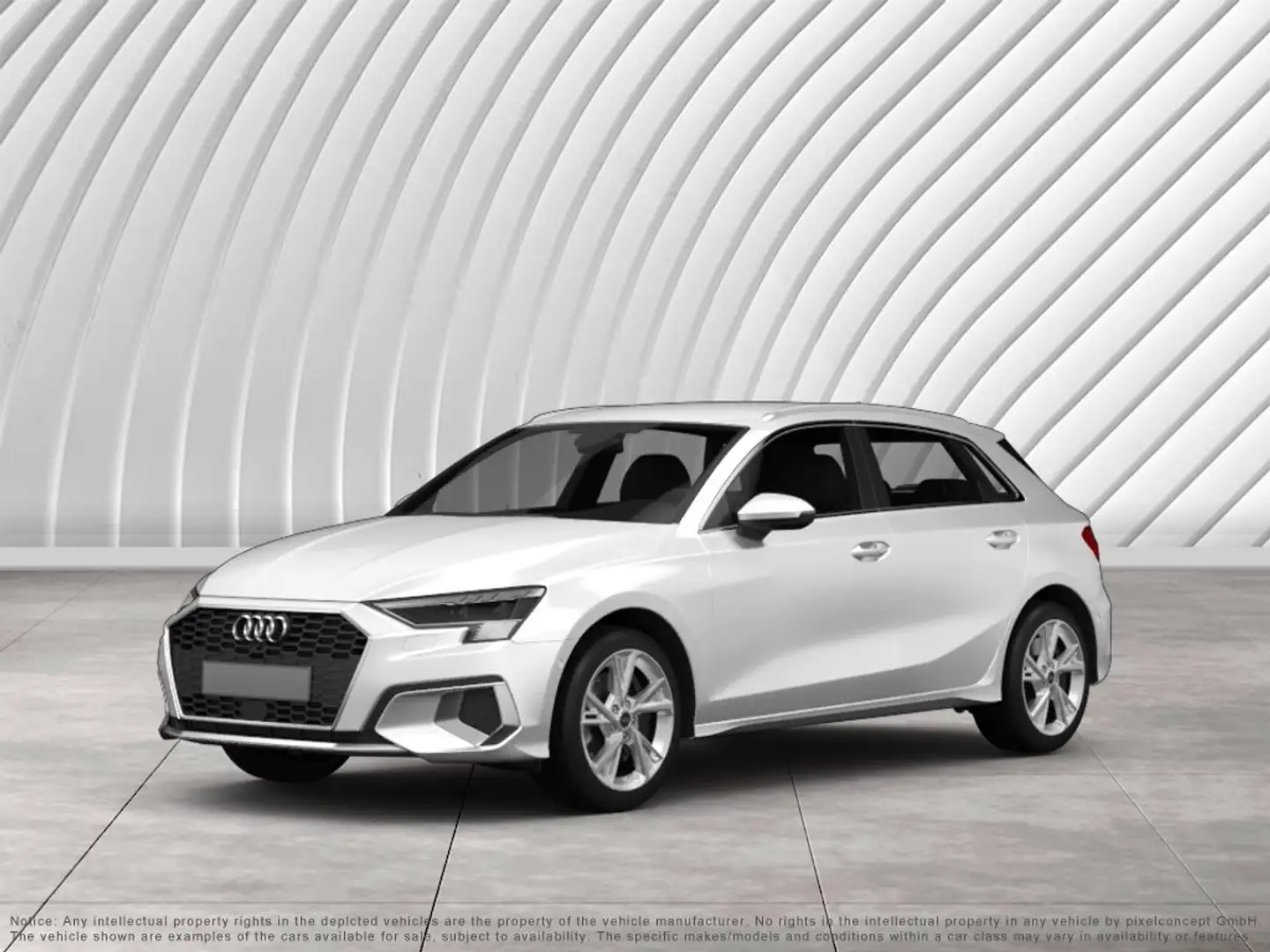 Audi A3 Sportback 35 TDI basis AHK NAVI LED PDC V+H Wit - 1