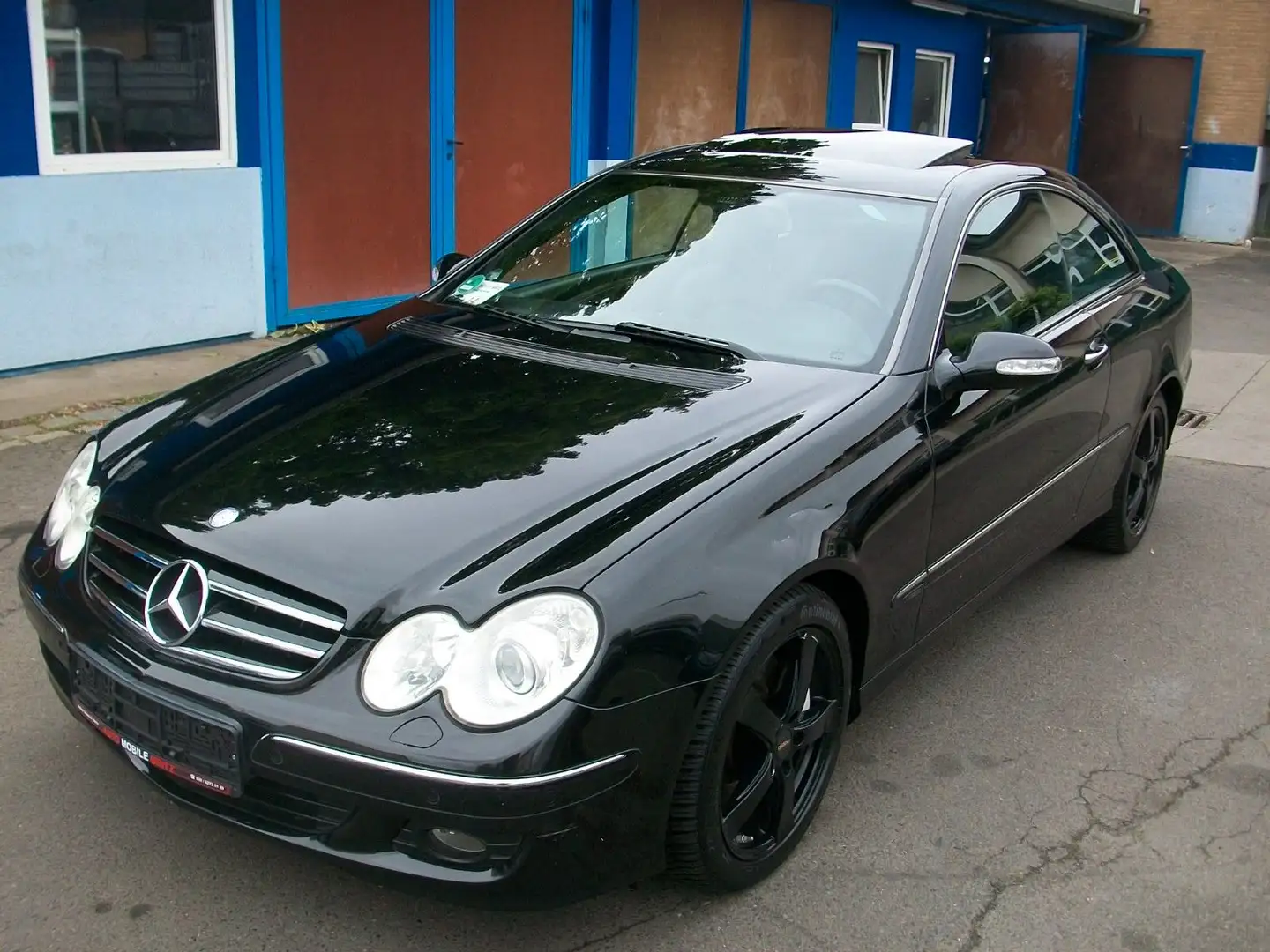 Mercedes-Benz CLK 220 CDI*Aut*Leder*Navi*S-Dach*PDC* Negro - 1