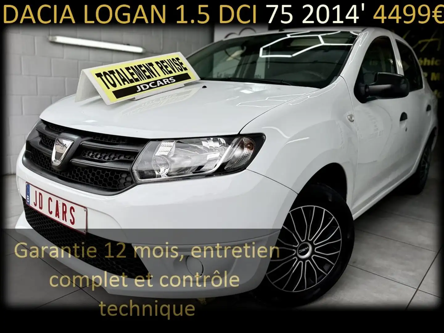 Dacia Logan LOGAN 1.5 DCI 75 ‼️GARANTIE1 AN CTOK‼️ Blanc - 1