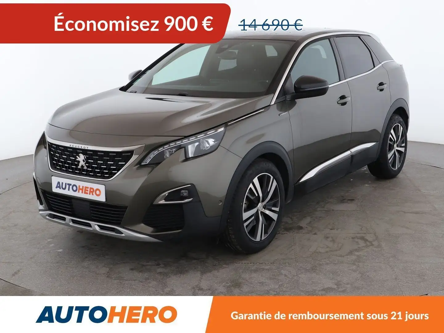 Peugeot 3008 1.6 THP GT Line EAT6 Vert - 1