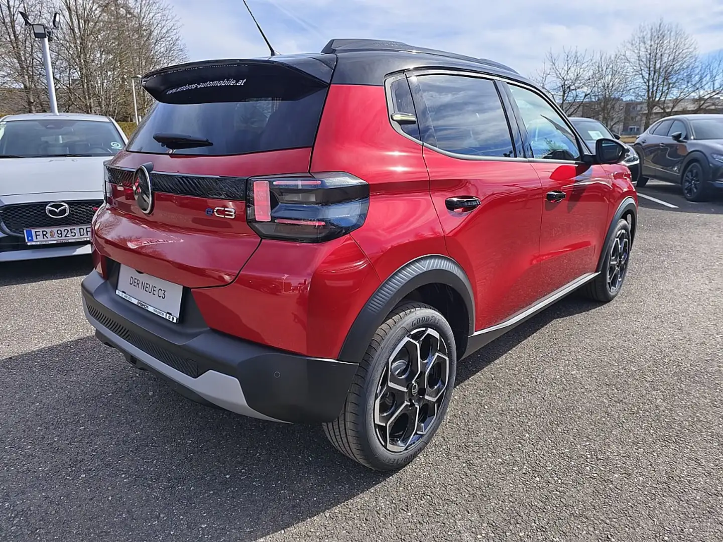 Citroen C3 E- Electric 113 44kWh Max AKTION TAGESZULASSUNG Rot - 2