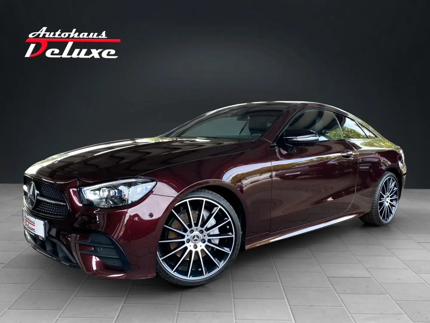 Mercedes-Benz E 220 d COUPE AMG-LINE 360°KAMERA-PANORAMA-LED Rouge - 1