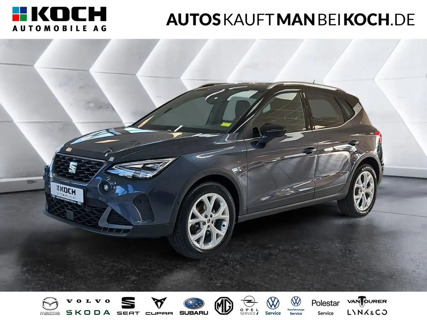 SEAT Arona 1.0 TSI FR DSG LED FULL-LINK SHZ PDC Klima Schwarz - 1