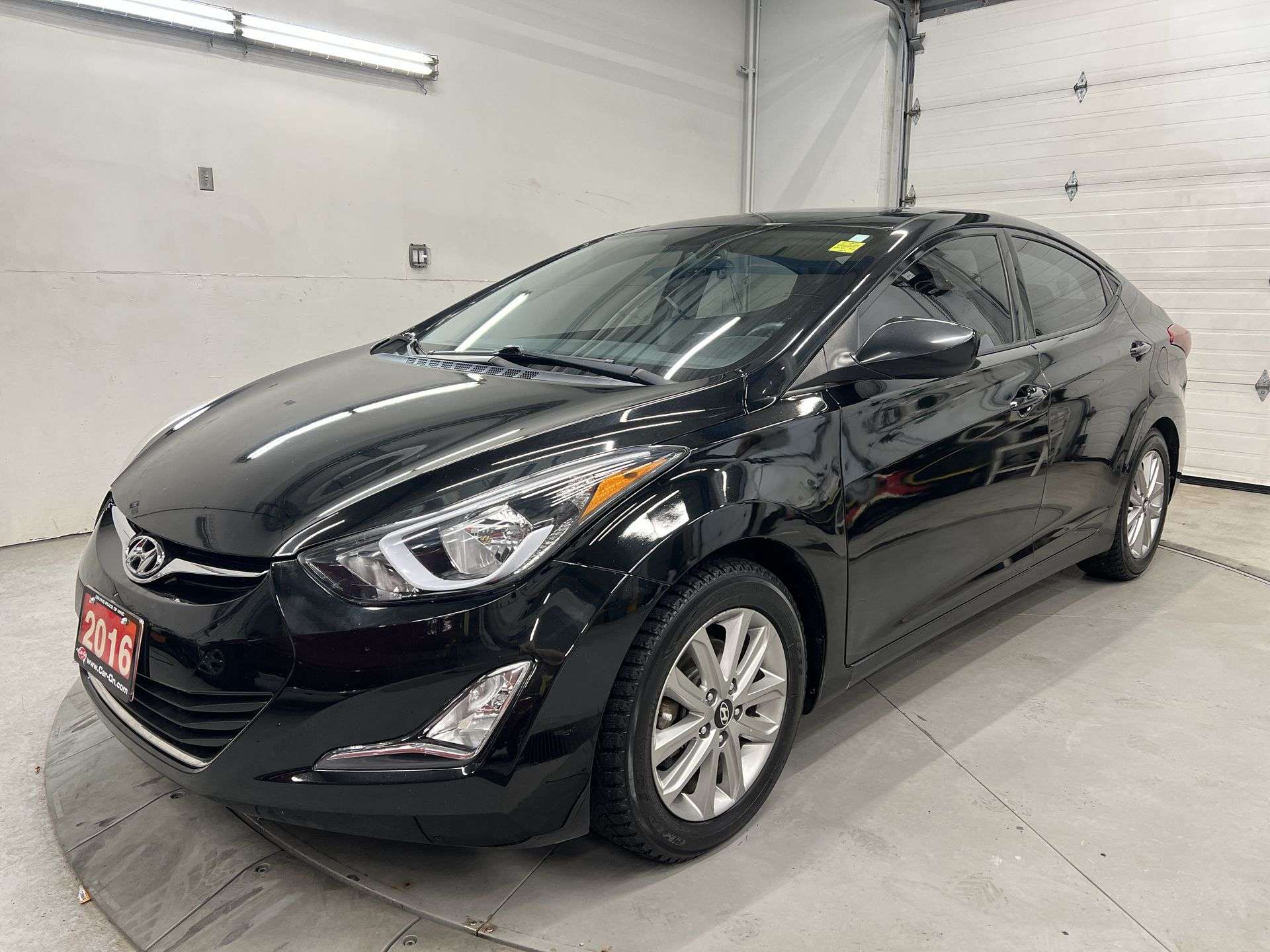Black 2016 Hyundai Elantra Sedan  Automatic