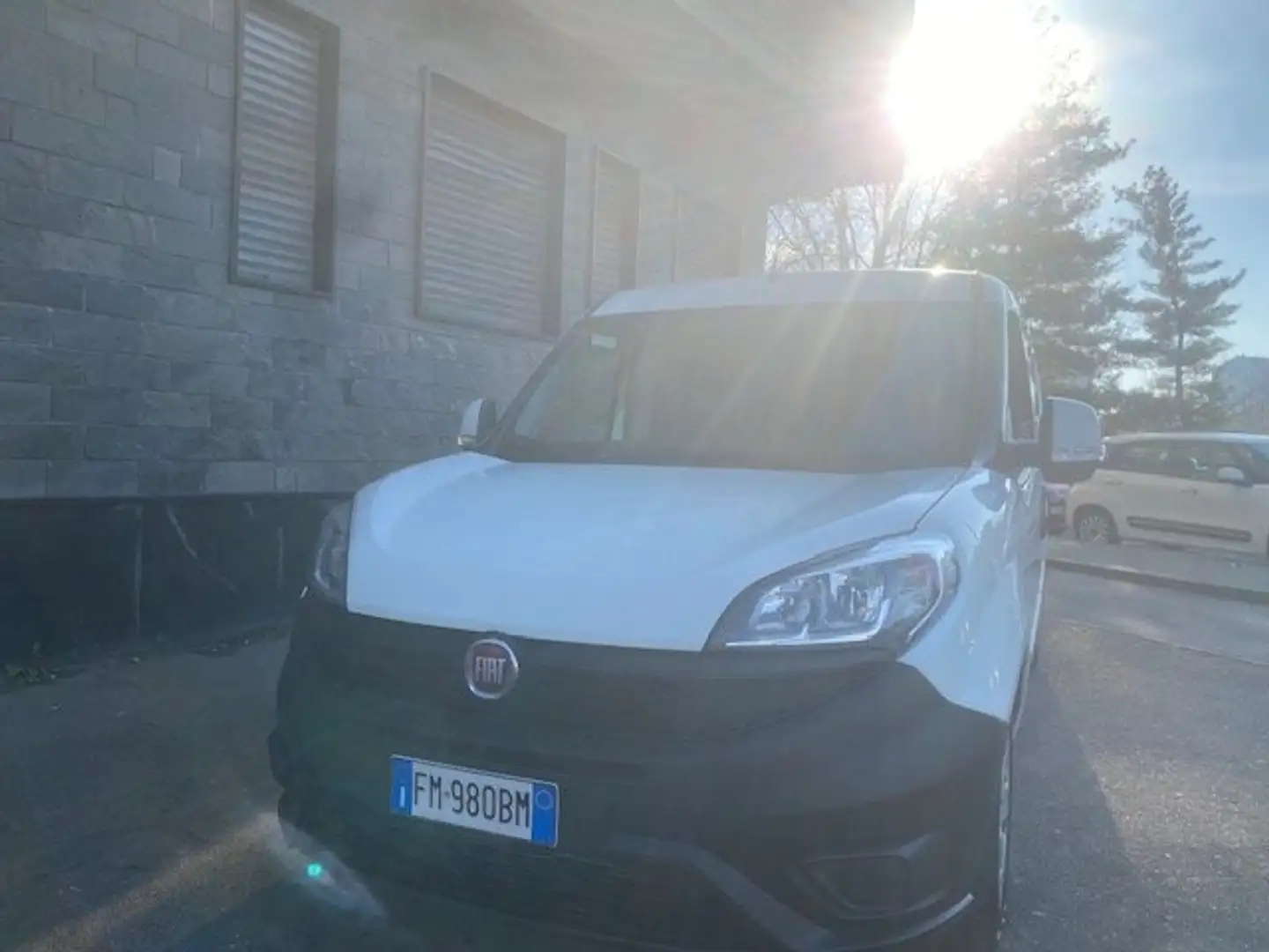 Fiat Doblo lungo 3 posti 2017 euro 6b mjt1.6 Blanc - 2