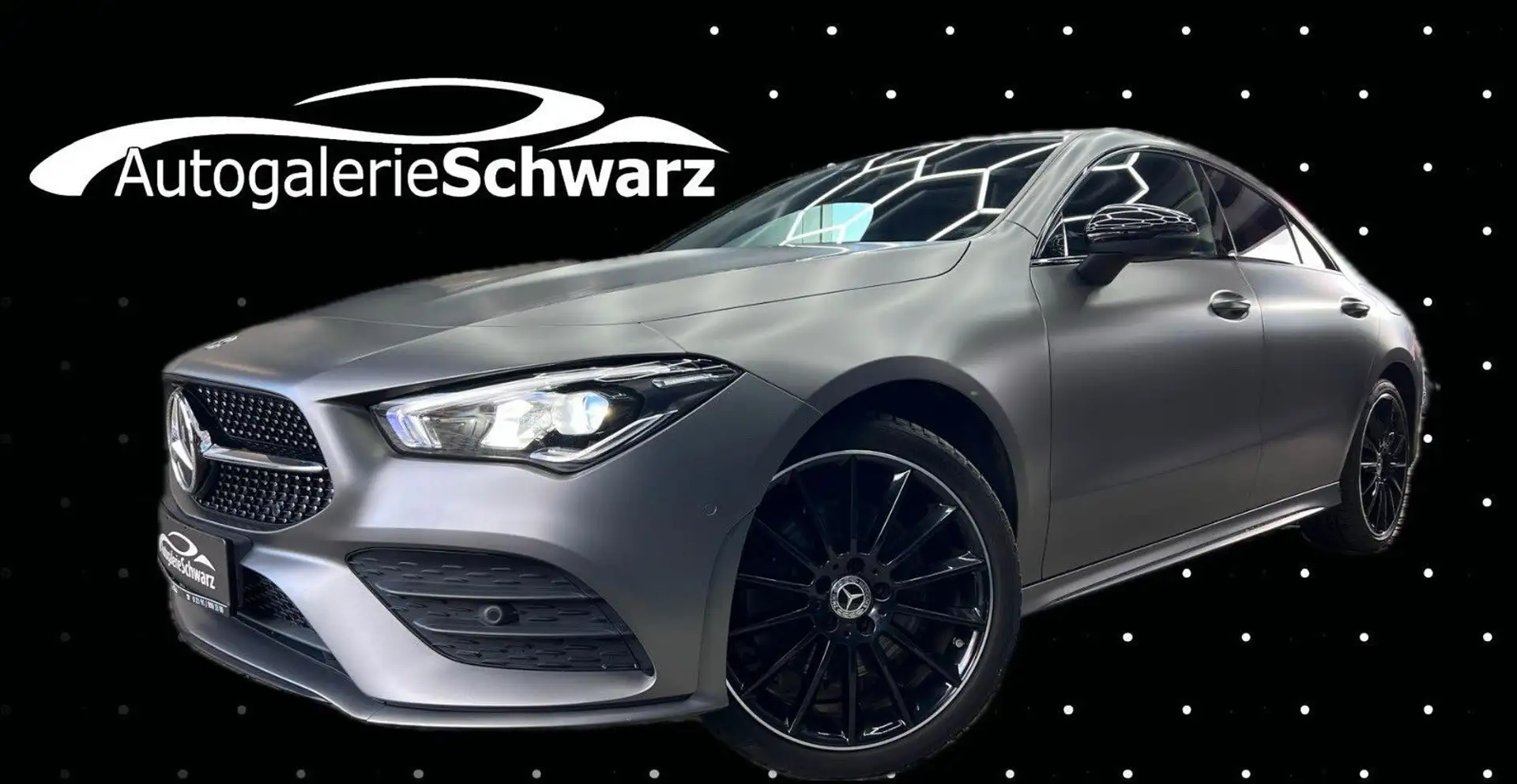 Mercedes-Benz CLA 250 e Coupé 8G AMG NIGHT MAGNO AUG+KAM 19"AHK Gris - 1