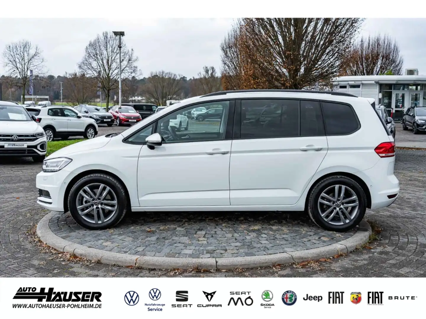 Volkswagen Touran Comfortline 1.5 TSI DSG 7-SITZER EL. HECKKL. NAVI Weiß - 2