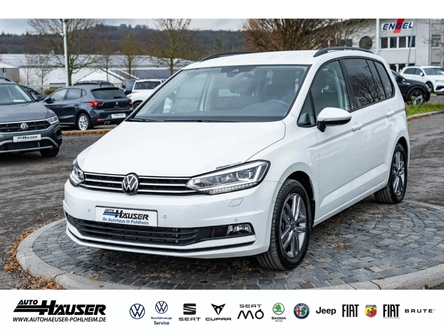 Volkswagen Touran Comfortline 1.5 TSI DSG 7-SITZER EL. HECKKL. NAVI Weiß - 1
