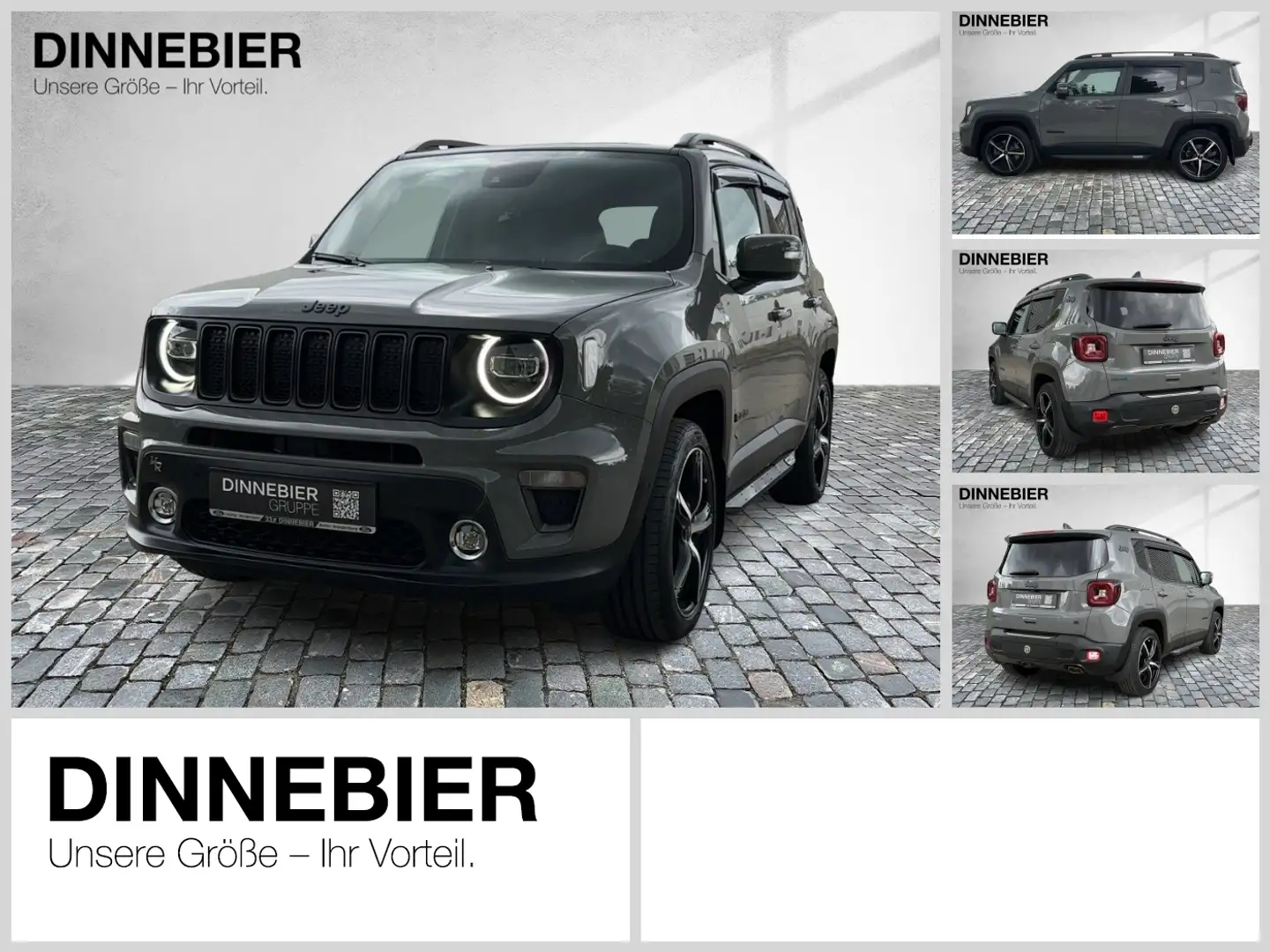 Jeep Renegade S Plug-In-Hybrid 4xe FLA Leder MATRIX LED Navi Grau - 1