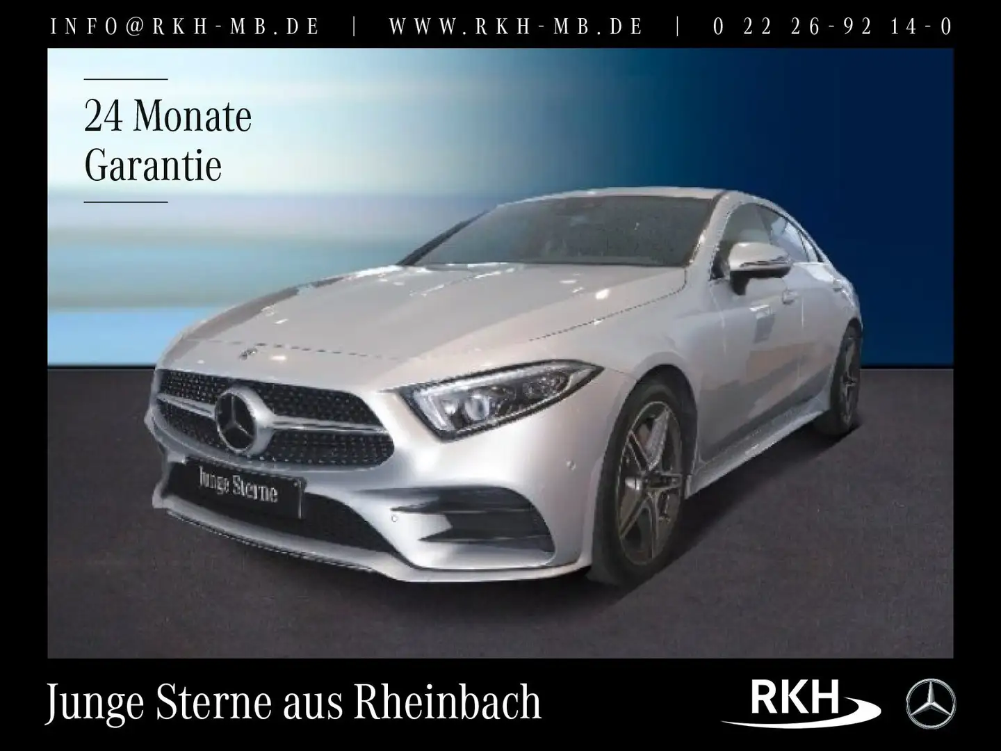 Mercedes-Benz CLS 300 CLS 300 d Coupé AMG Line Comand/Distr/SHD/360° Срібний - 1
