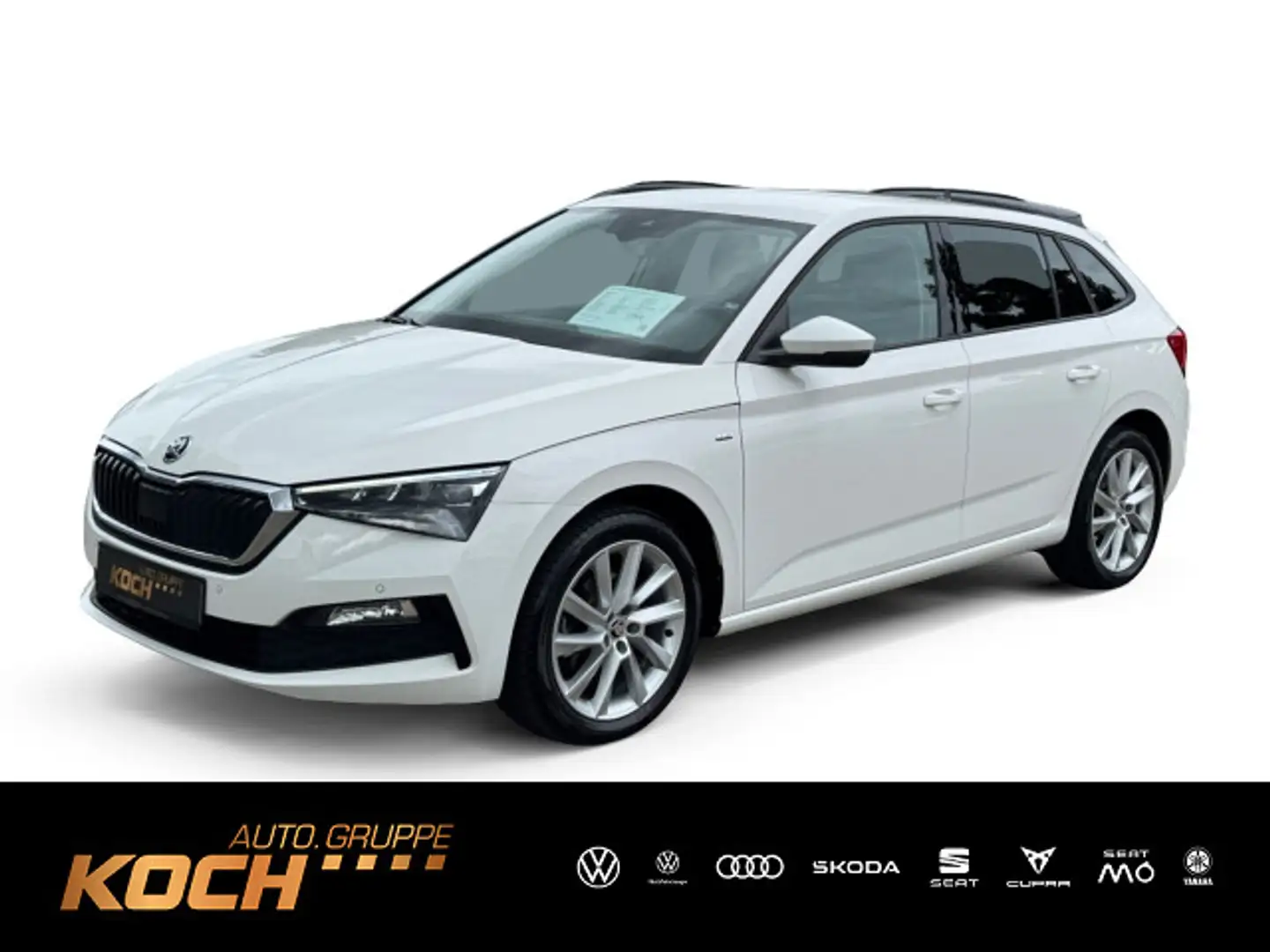 Skoda Scala Clever 1.0 TSI DSG *NAVI*LED*RFK* Blanc - 1