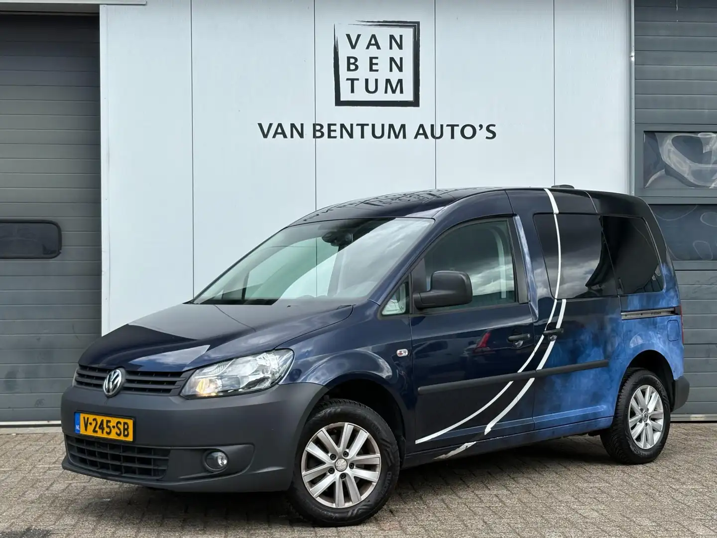 Volkswagen Caddy 1.6TDI 102pk DSG-PROBLEM Navi Airco Cruise Bleu - 1