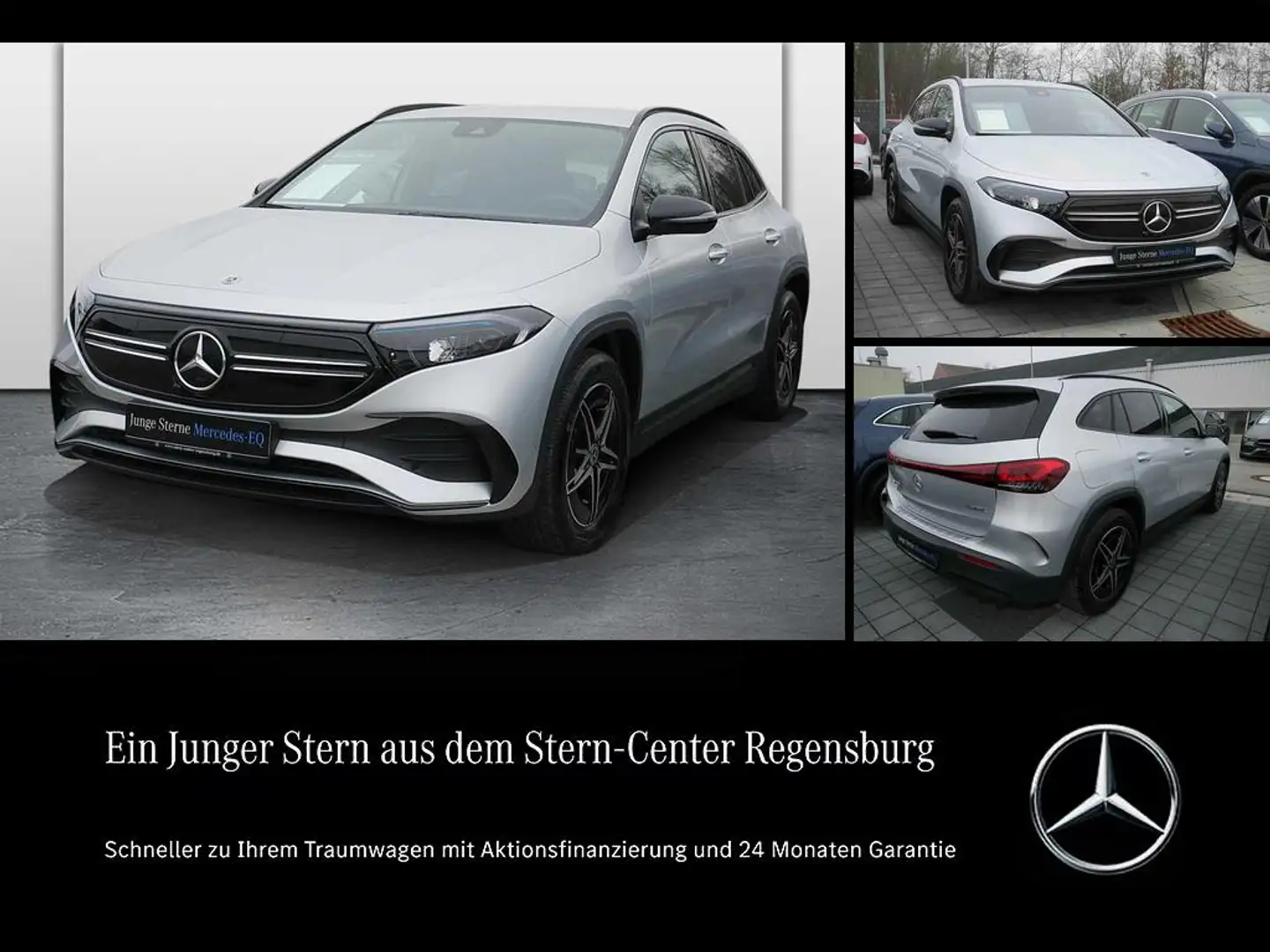 Mercedes-Benz EQA 300 4M+AMG+Night+Ambiente+LED+Media-Display+ Silber - 1