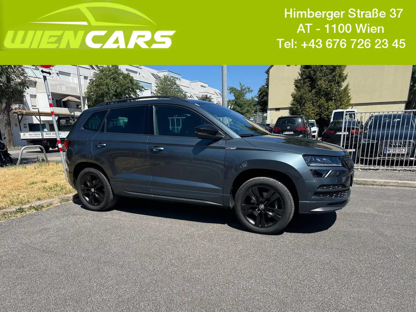 Skoda Karoq 2.0 TDI SCR 4x4 SPORTLINE DSG*LED*NAVI*AHK Gris - 1