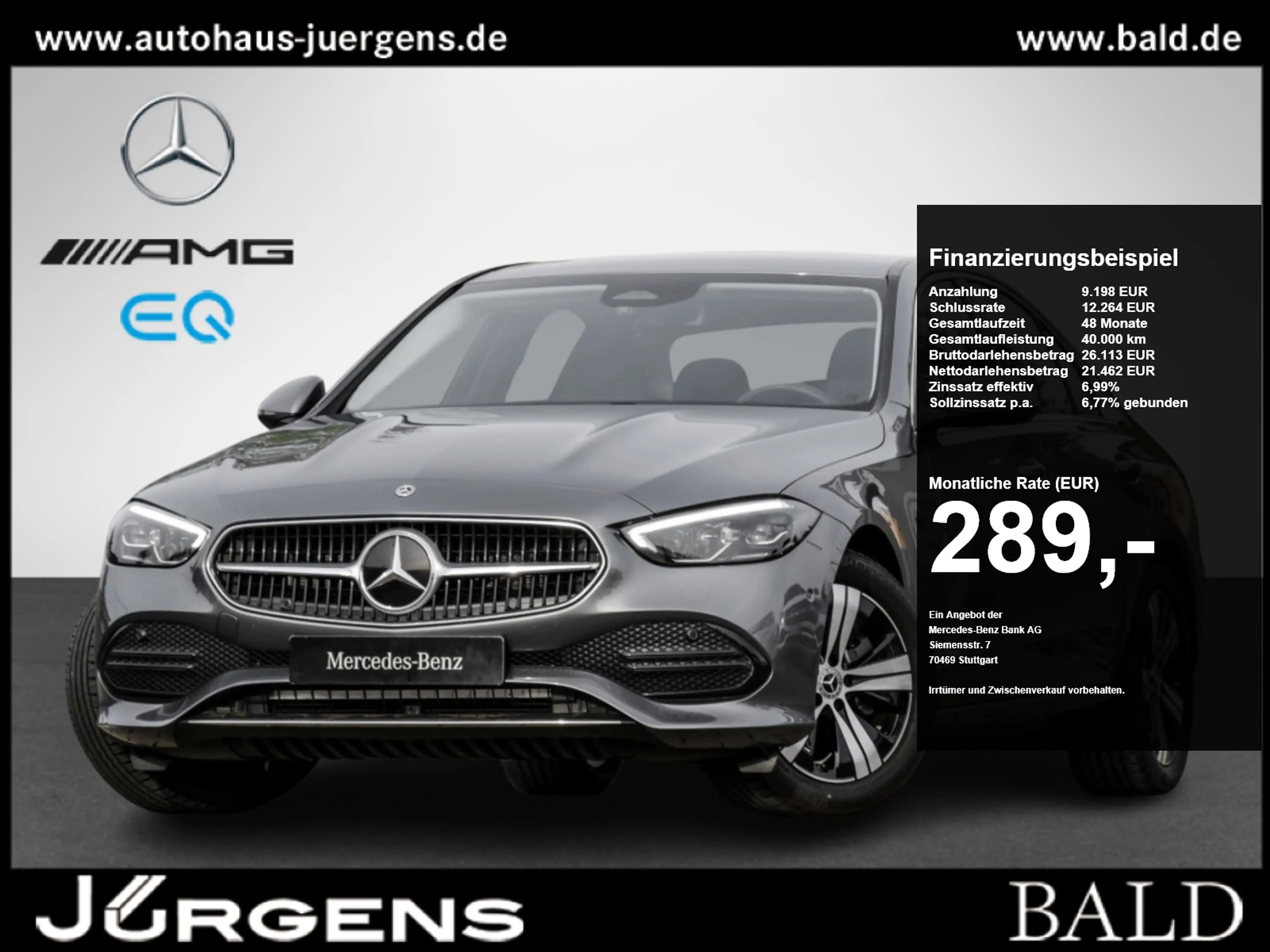 Mercedes-Benz C 200 Avantgrade/LED/Cam/Navi/Ambi/Tempomat