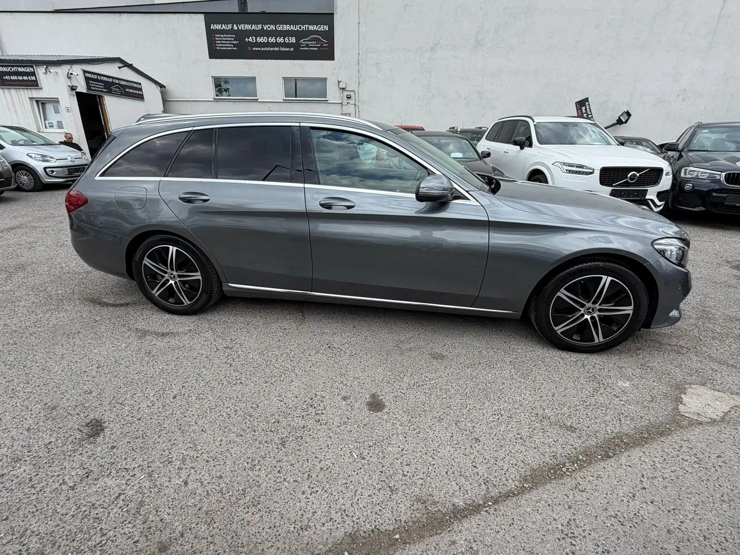 Mercedes-Benz C 180 d T Automatik 122PS neues Pickerl und Services Grau - 2