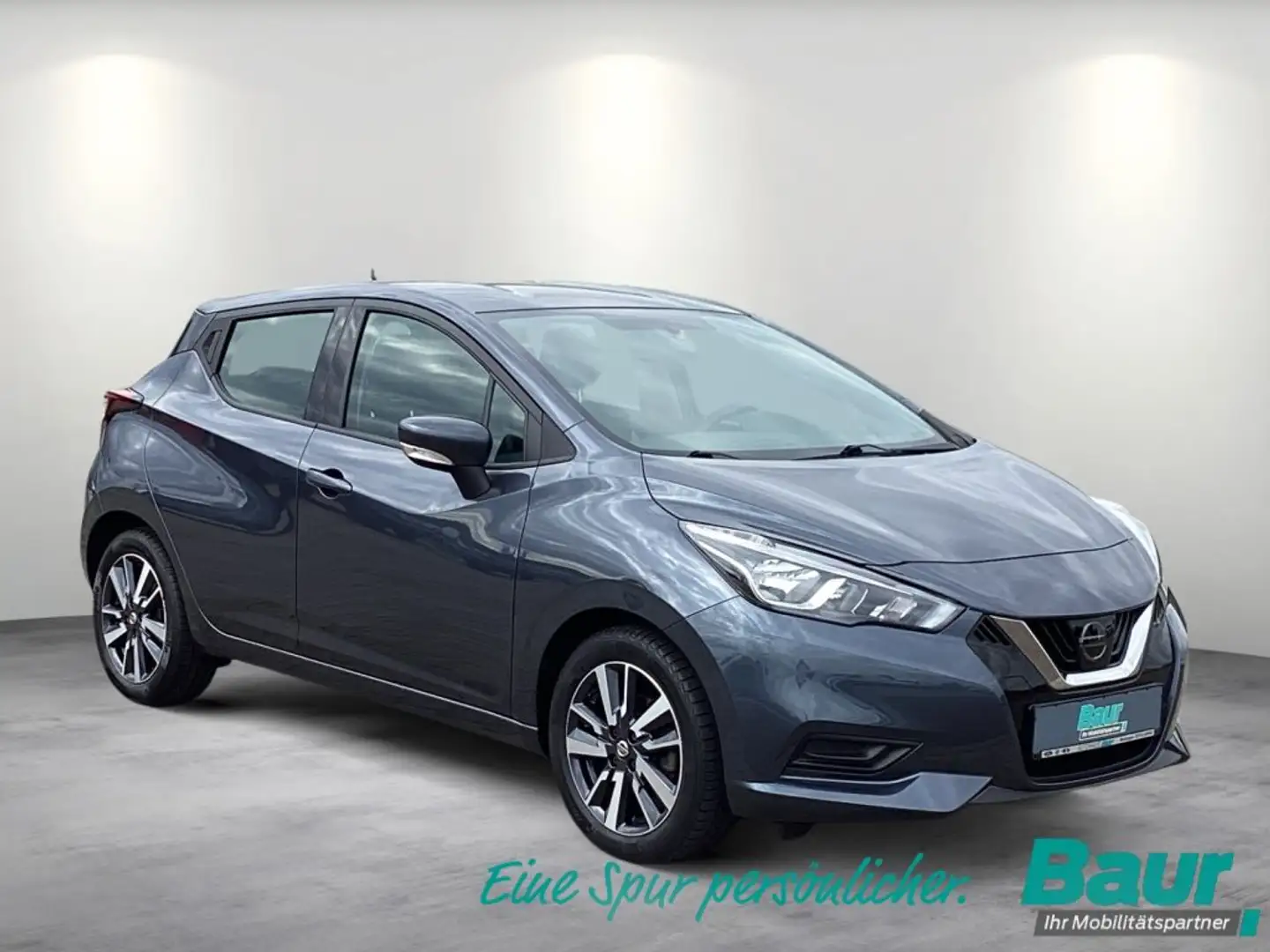 Nissan Micra 0.9 IG-T Acenta Klimaanlage LED-Tagfahrlicht Grau - 2