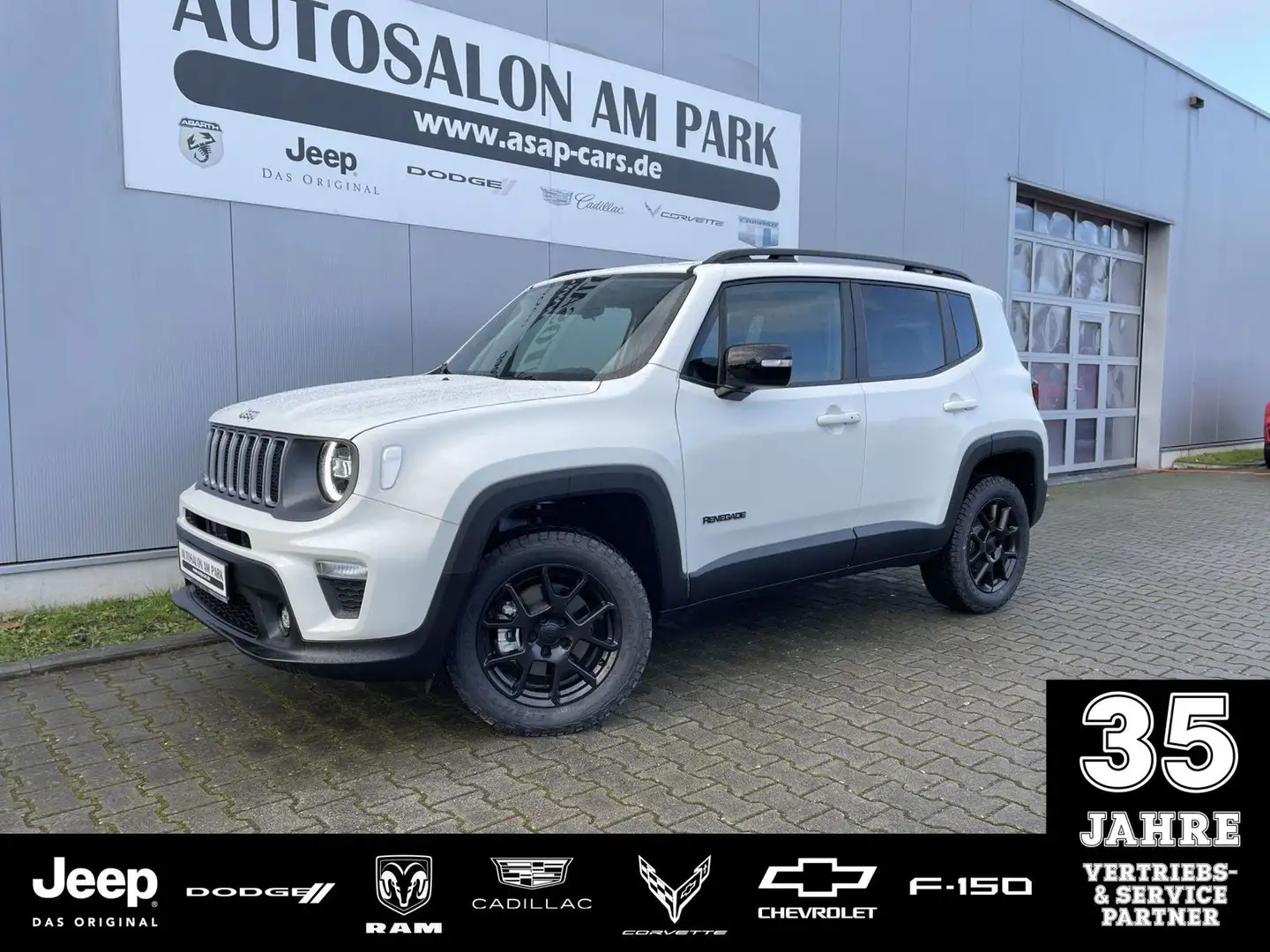 Jeep Renegade Limited 1.5 e-Hybrid mit LED/Allwetterr Weiß - 1