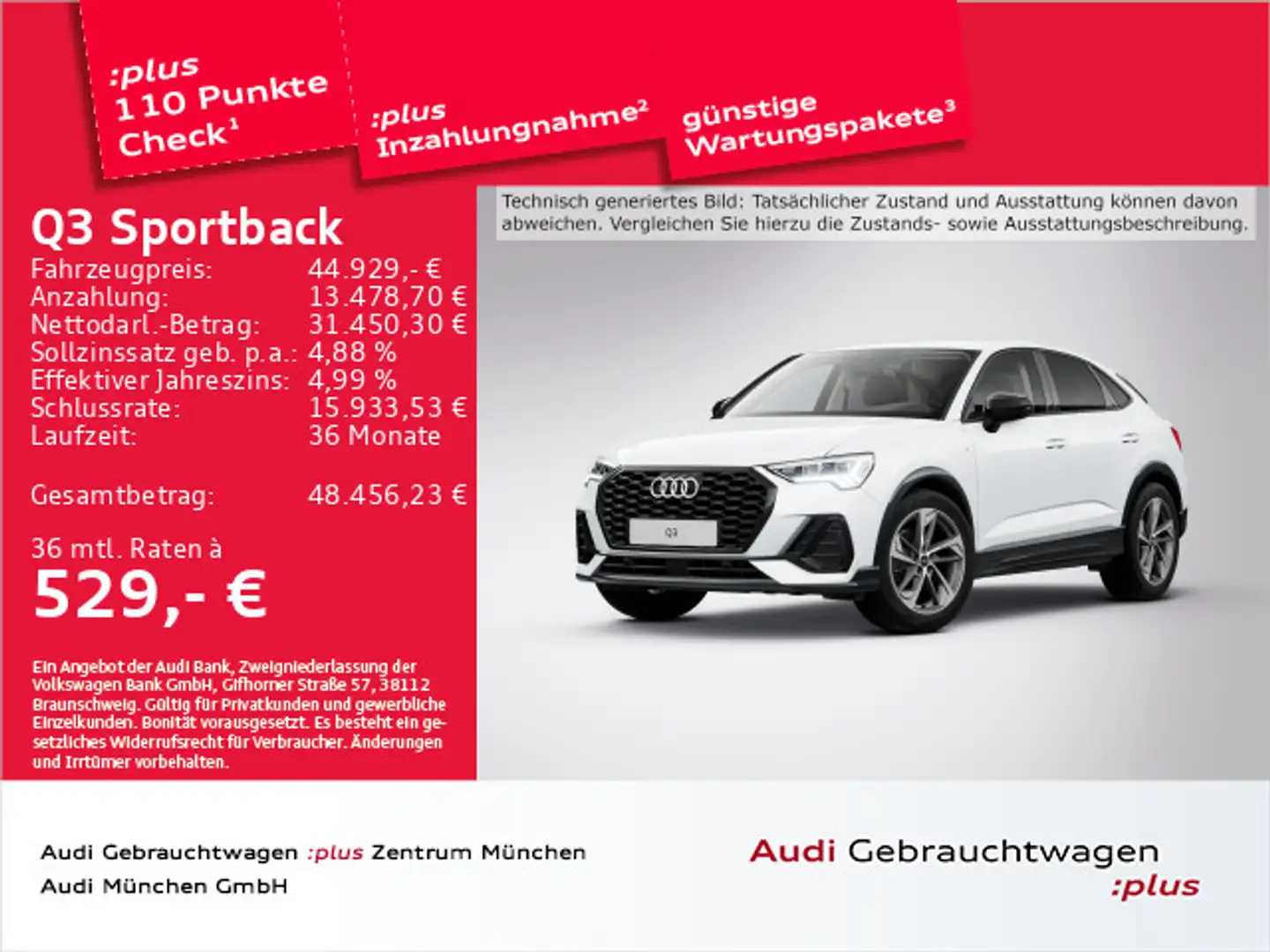 Audi Q3 35 TFSI S tronic S line Virtual/ACC Weiß - 1