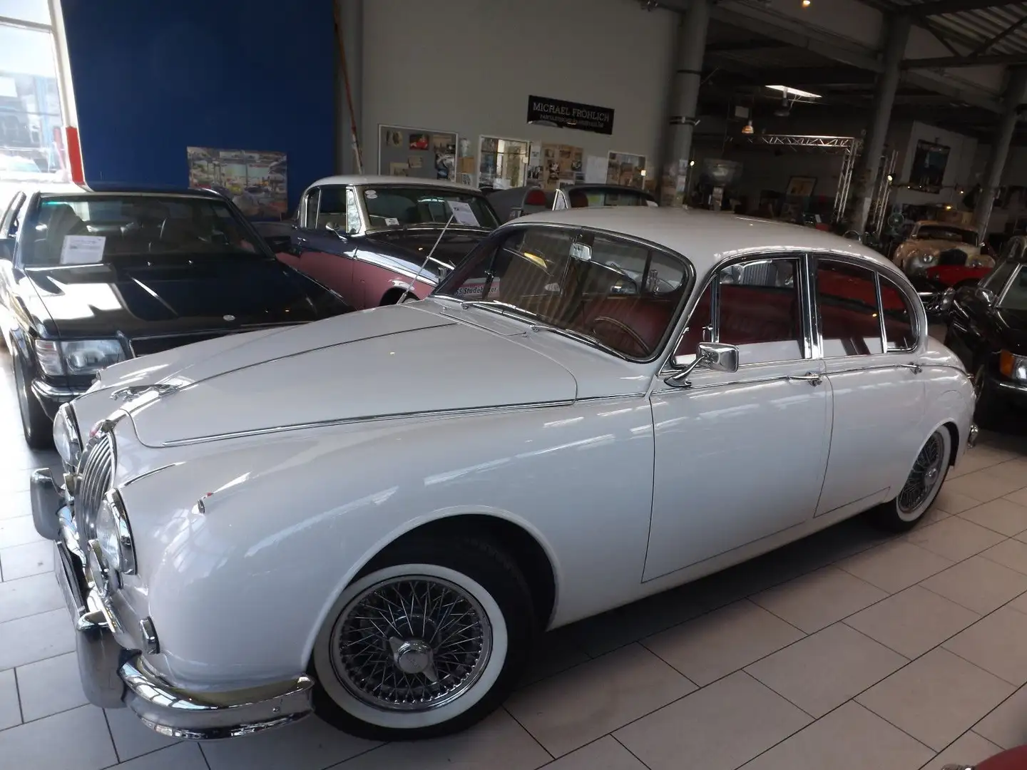 Jaguar MK II super von außen, innen und sogar von unten Blanco - 1