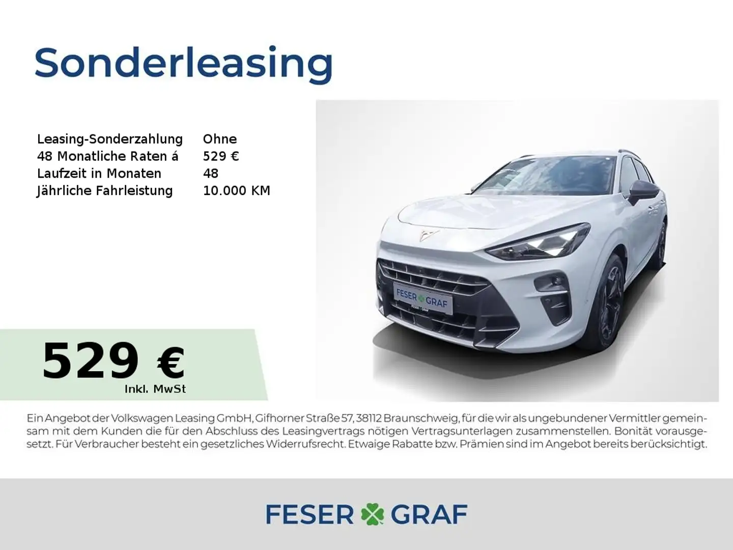 CUPRA Terramar 2.0 TSI 4Drive NAVI, SHZ, AHK Weiß - 1