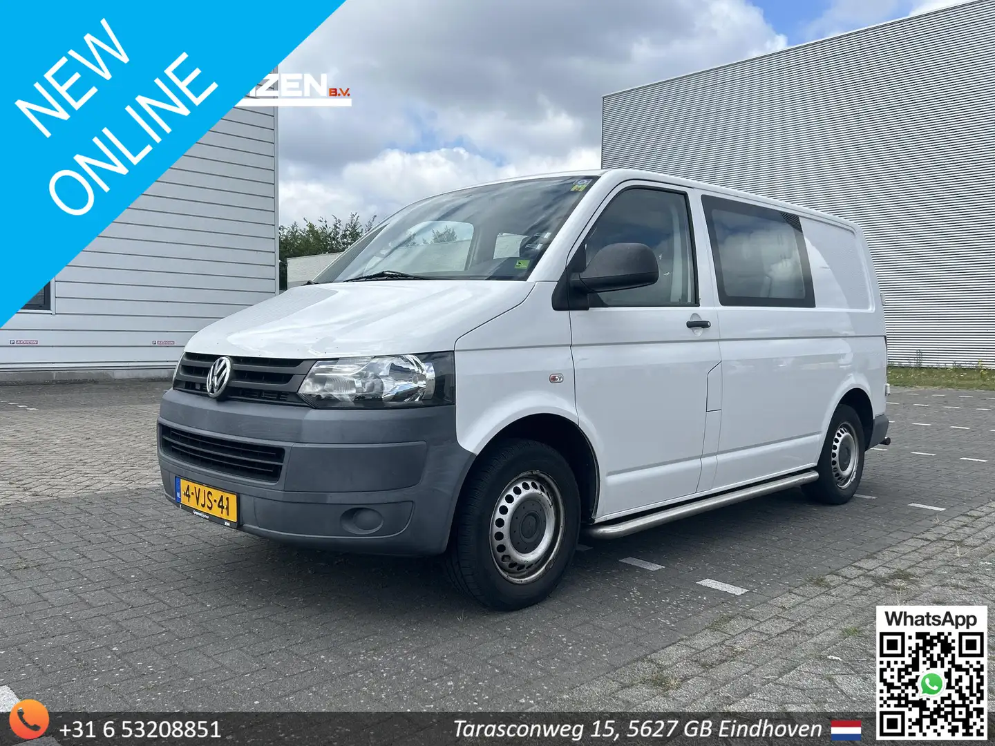 Volkswagen T5 Transporter 2.0 TDI L1H1 T800 Baseline DC Budgetline | € 6.950 Wit - 1