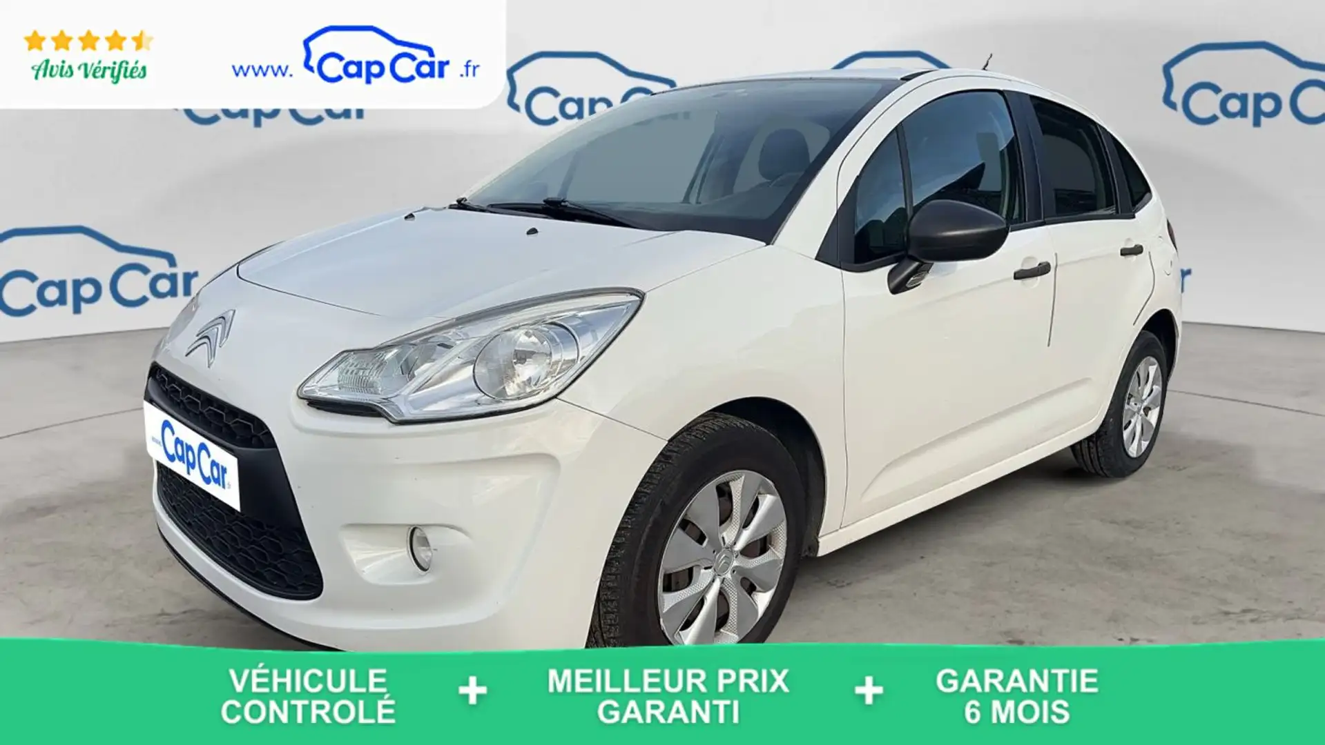 Citroen C3 1.4 HDi 68 Business Blanc - 1
