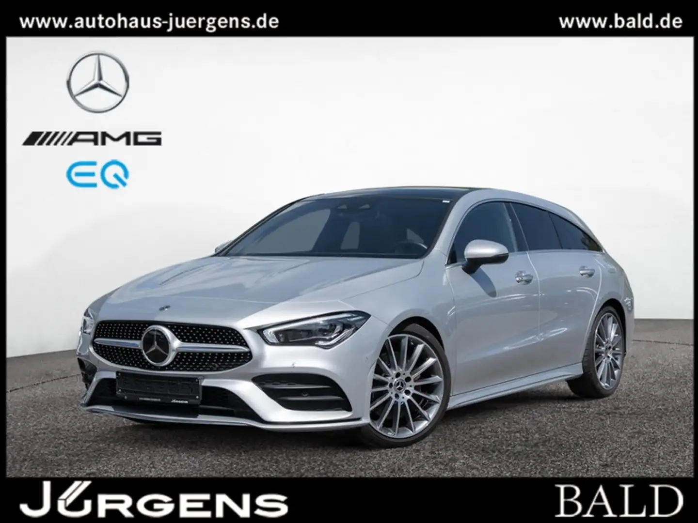 Mercedes-Benz CLA 250 4M SB AMG-Sport/MLB/Pano/AHK/Sitzklima Plateado - 2