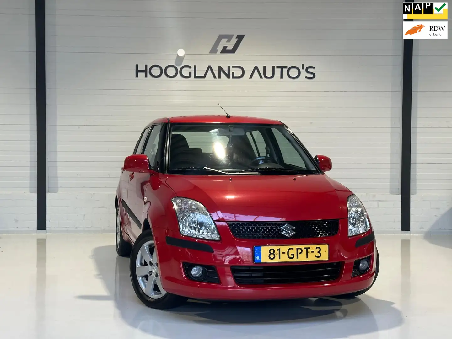 Suzuki Swift 1.3 Bandit 2008 Sport Origineel NL TOPSTAAT Rood - 1