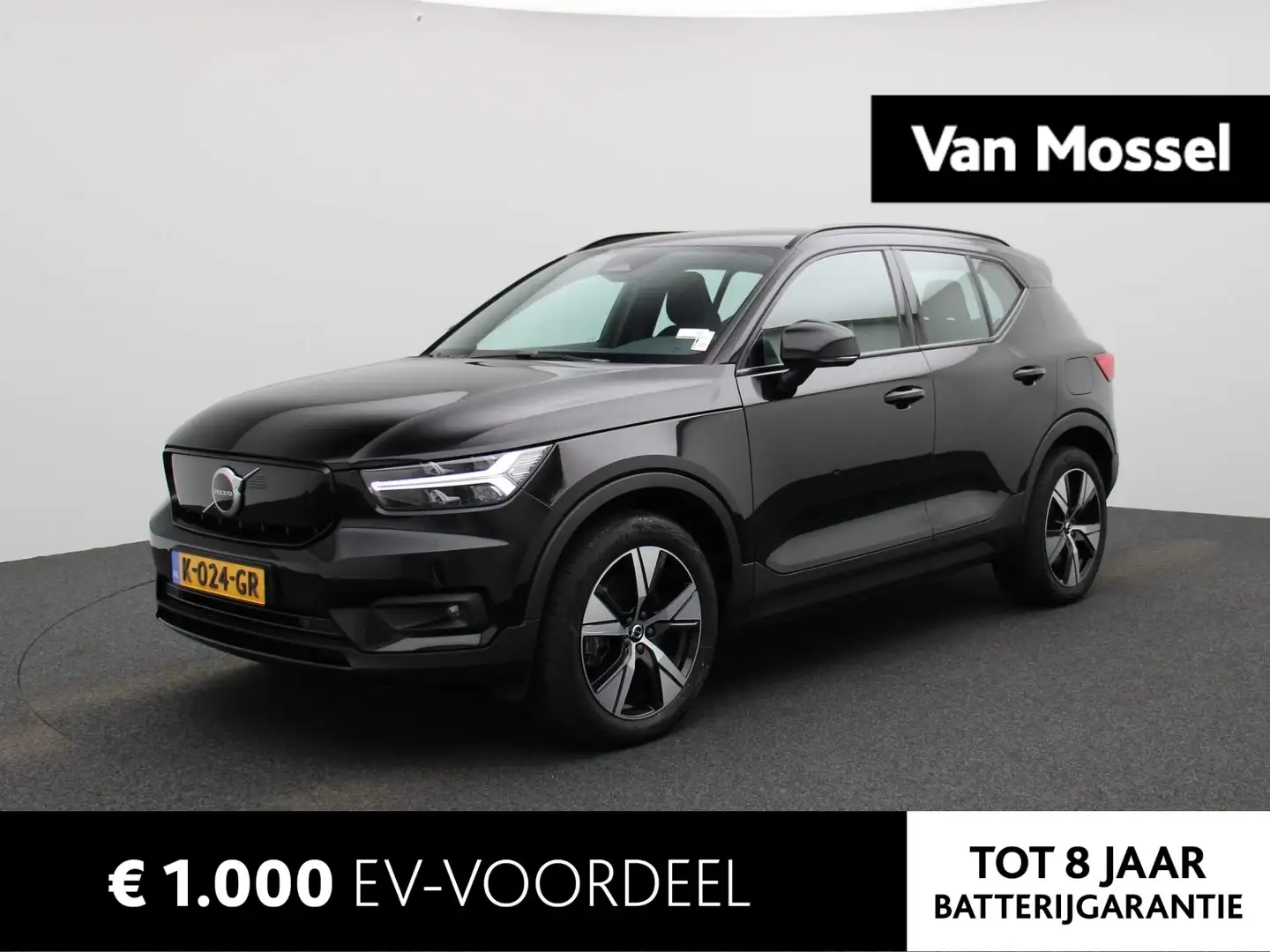 Volvo XC40 Recharge P8 AWD R-Design | Half-Leder | Navi | ECC Zwart - 1
