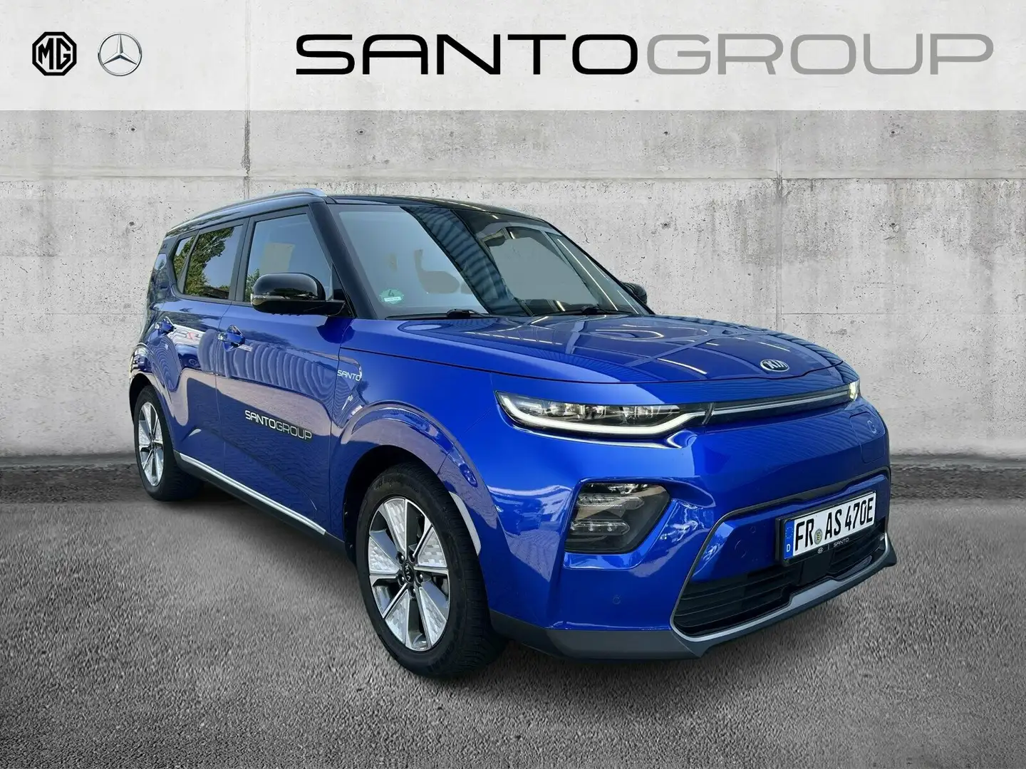 Kia Soul e-Soul Spirit (64kWh) Navi/Autom./Klima/LED/BC NSW Blau - 1