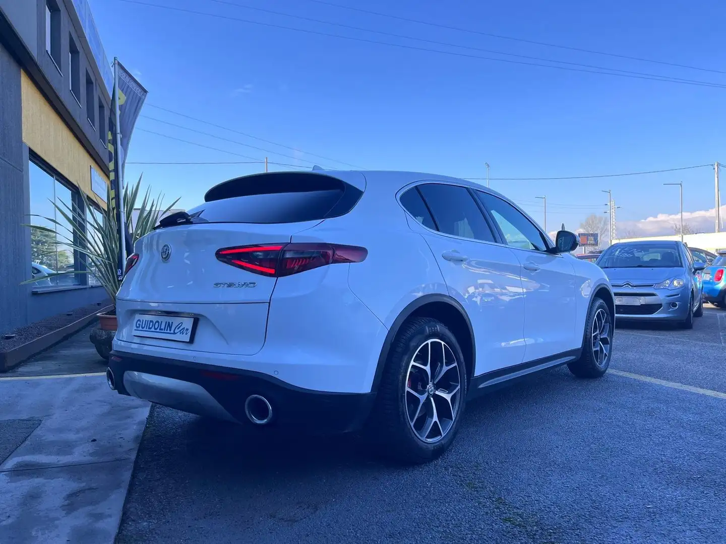 Alfa Romeo Stelvio 2.2 Turbodiesel 210 CV SUPER AT8 Q4 PELLE NAVI Bianco - 2