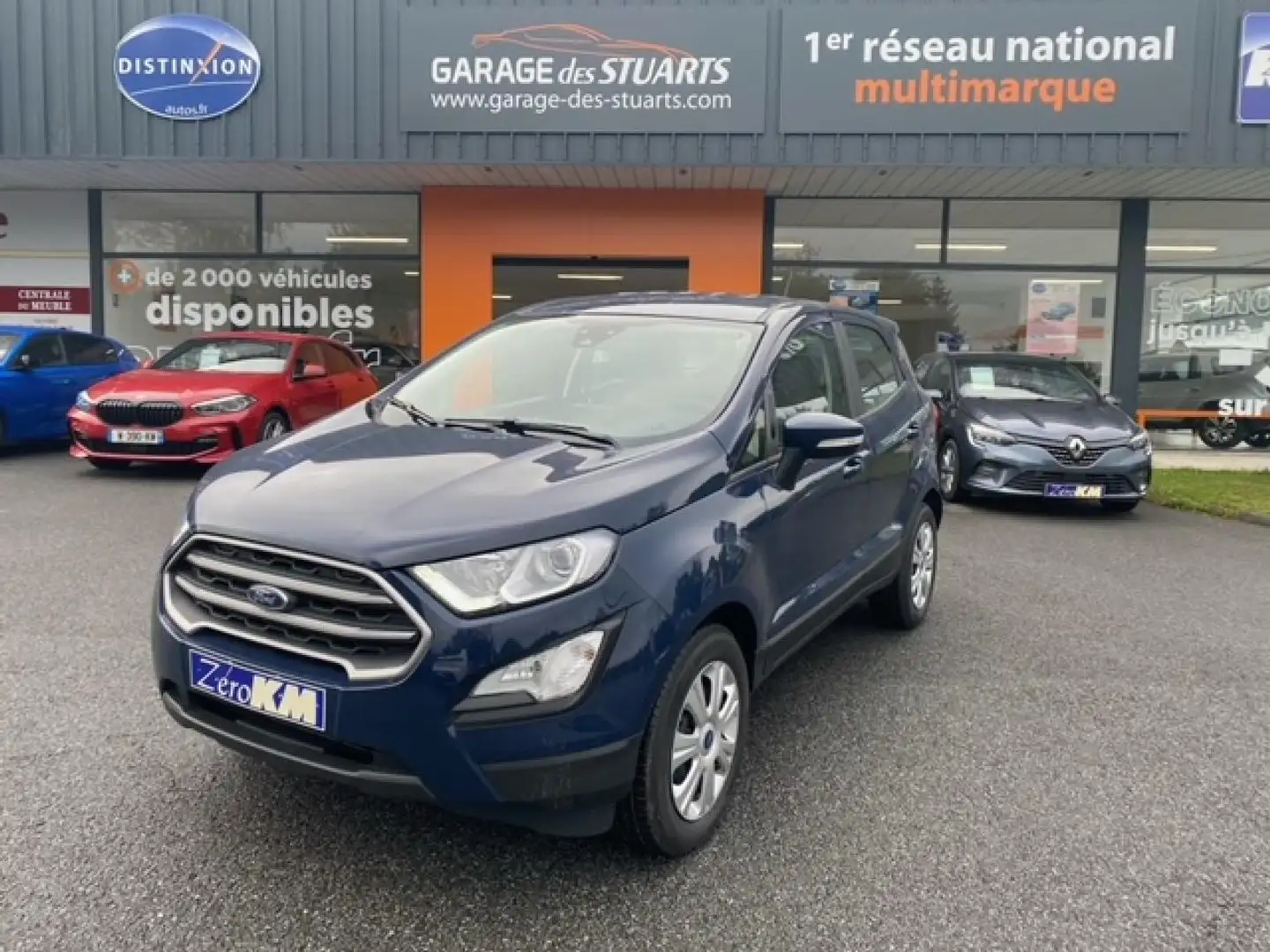 Ford EcoSport 1.0 ECOBOOST 100 - CONNECTED Bleu - 1