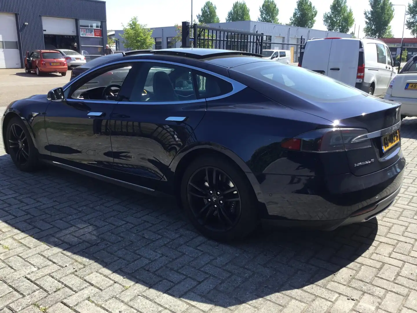 Tesla Model S 85 Base FREE SUPERCHARGER Kék - 2