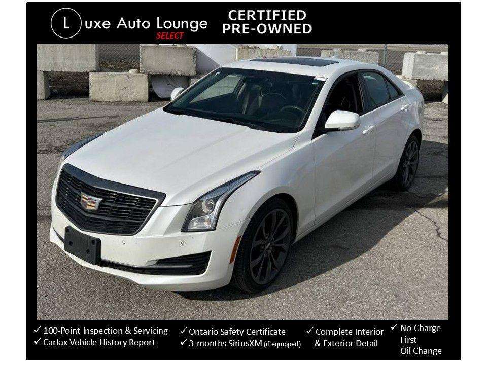 2017 Cadillac ATS Luxury AWD - CARBON BLK PKG, RECARO SEATS, BOSE!!