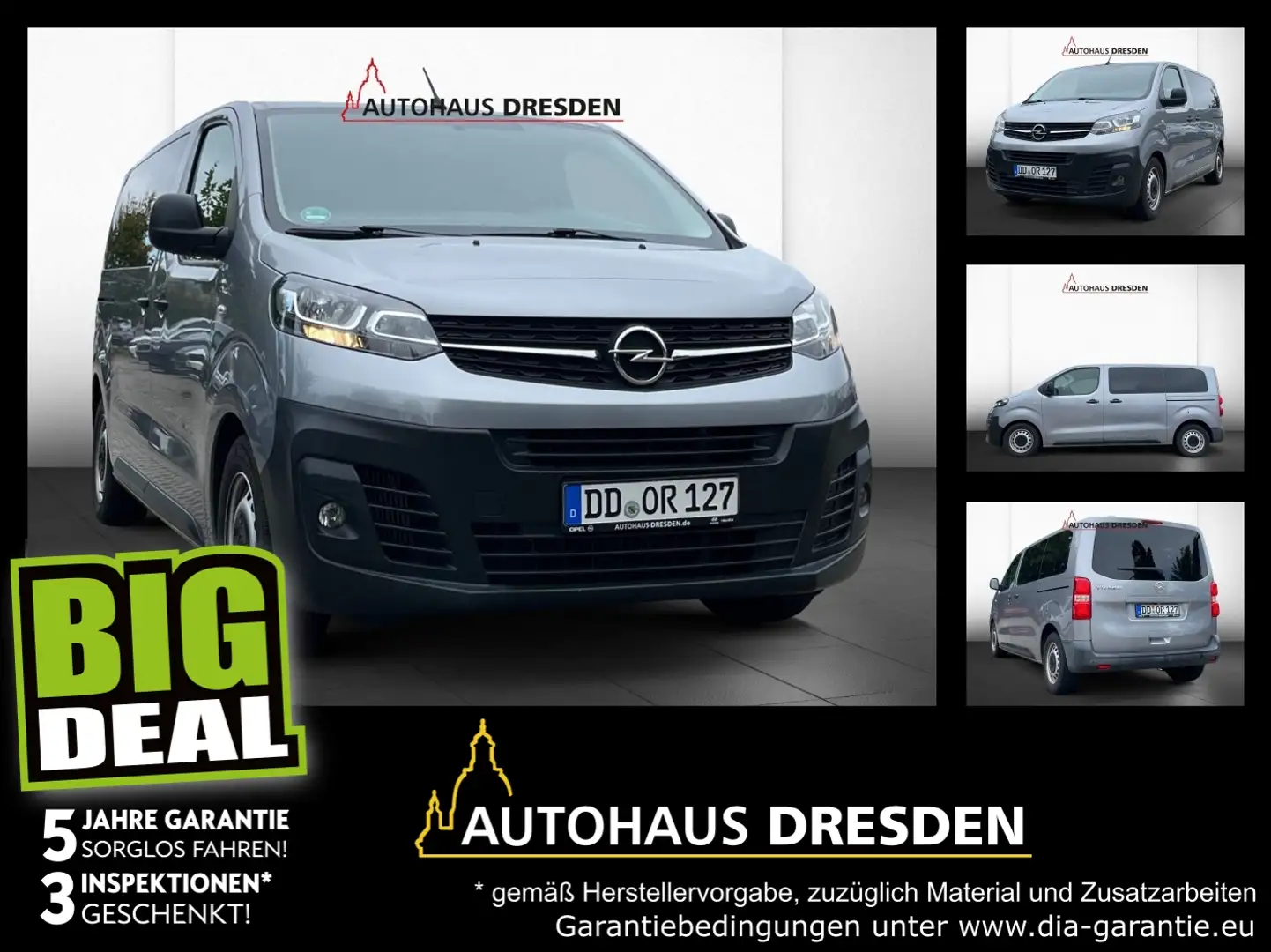 Opel Vivaro Kombi 1.5 D (L2) Kam.+PDC Grau - 1