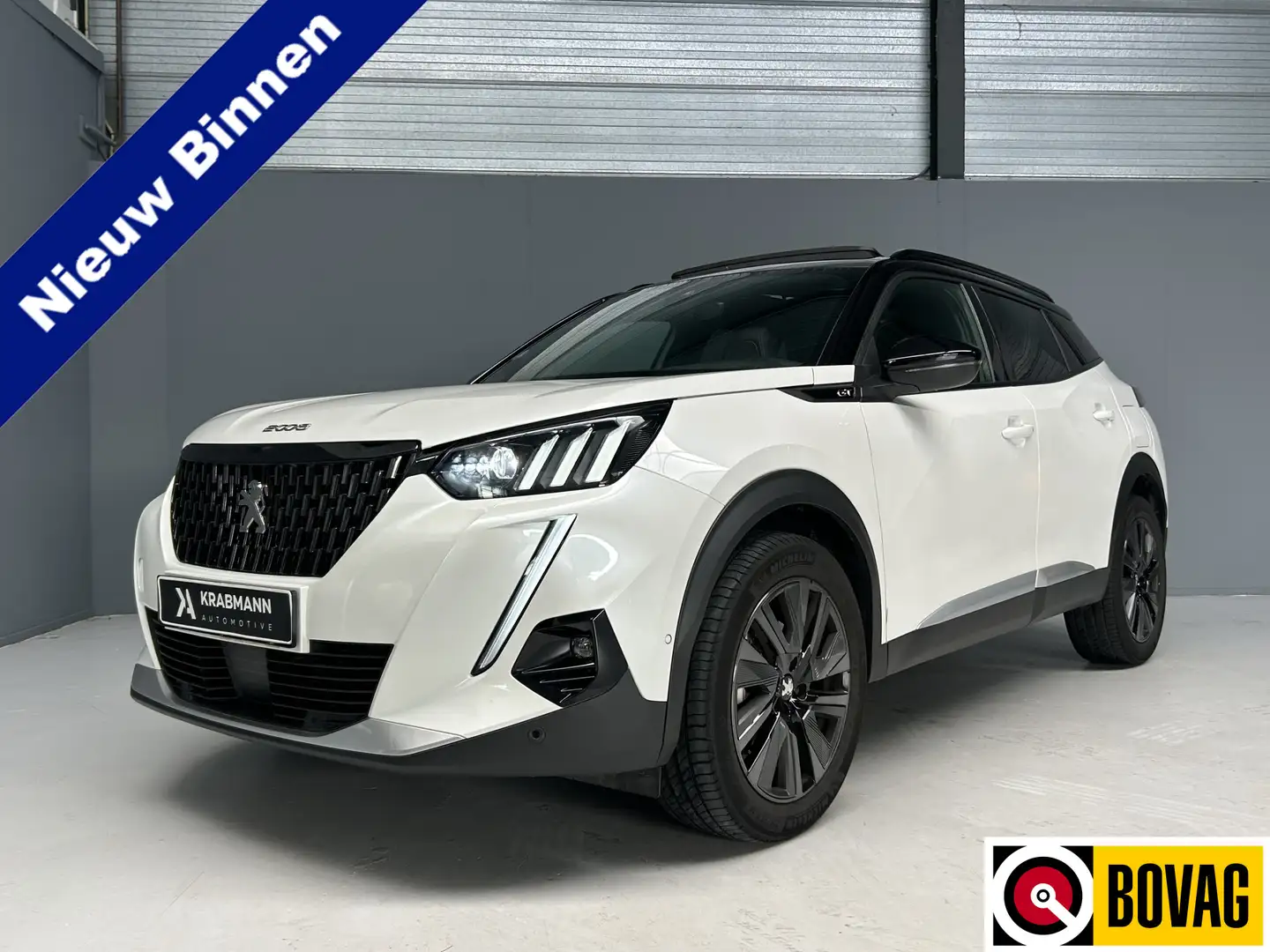 Peugeot 2008 1.2 PureTech GT 155pk|Automaat|Pano|Adapt-Cruise Wit - 1