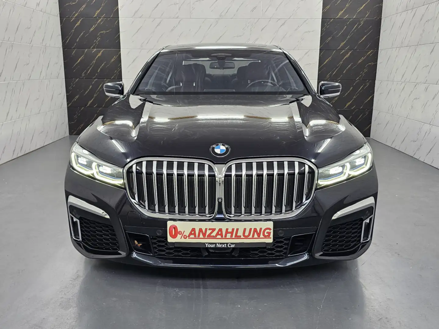 BMW 745 Le xDrive+ACC+360°+Laser+Pano+Memory+H&K+TV Zwart - 2