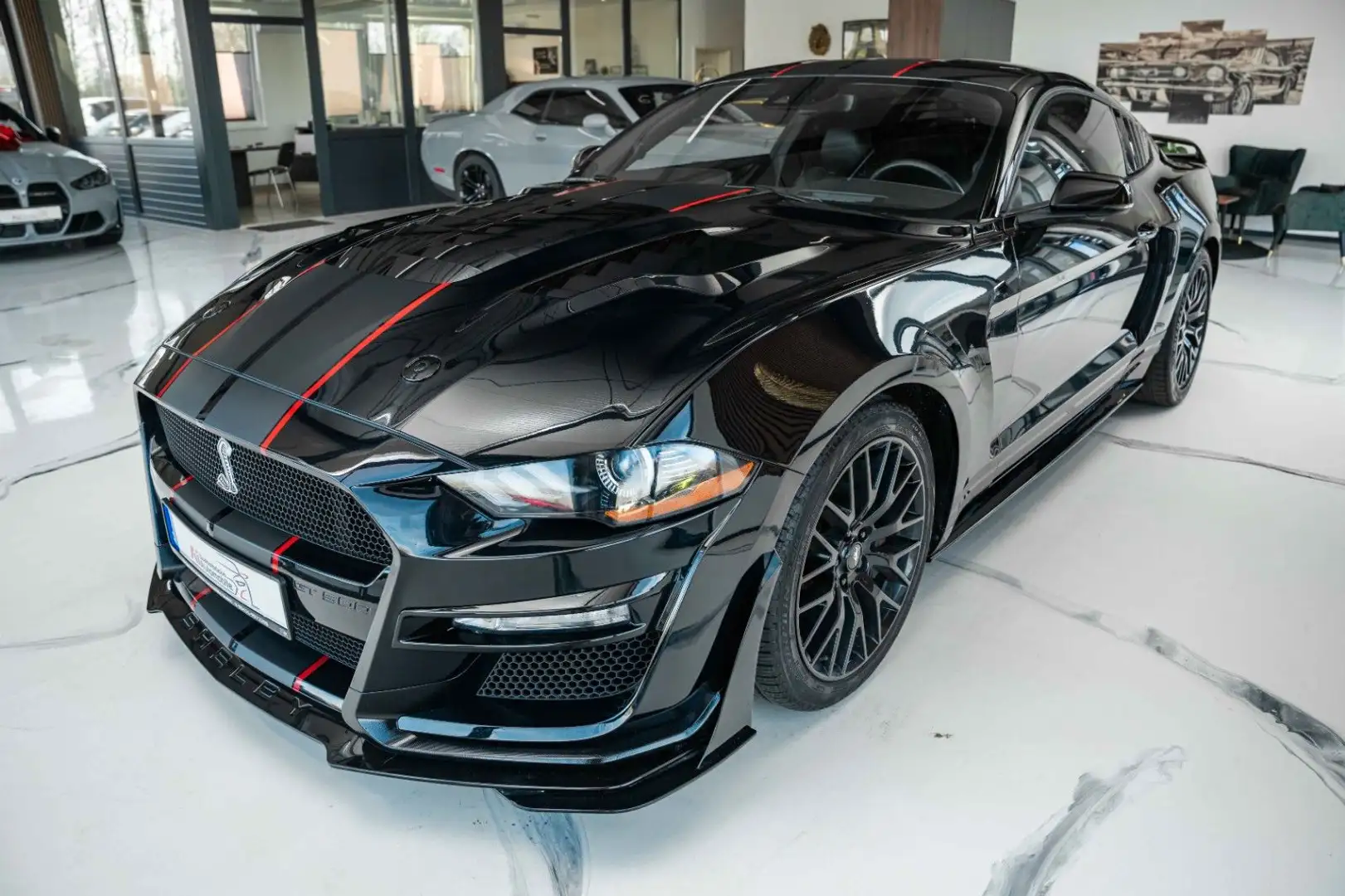 Ford Mustang GT 500 SHELBY LCD/LED/PREMIUM/SPUR/VOLL Nero - 1
